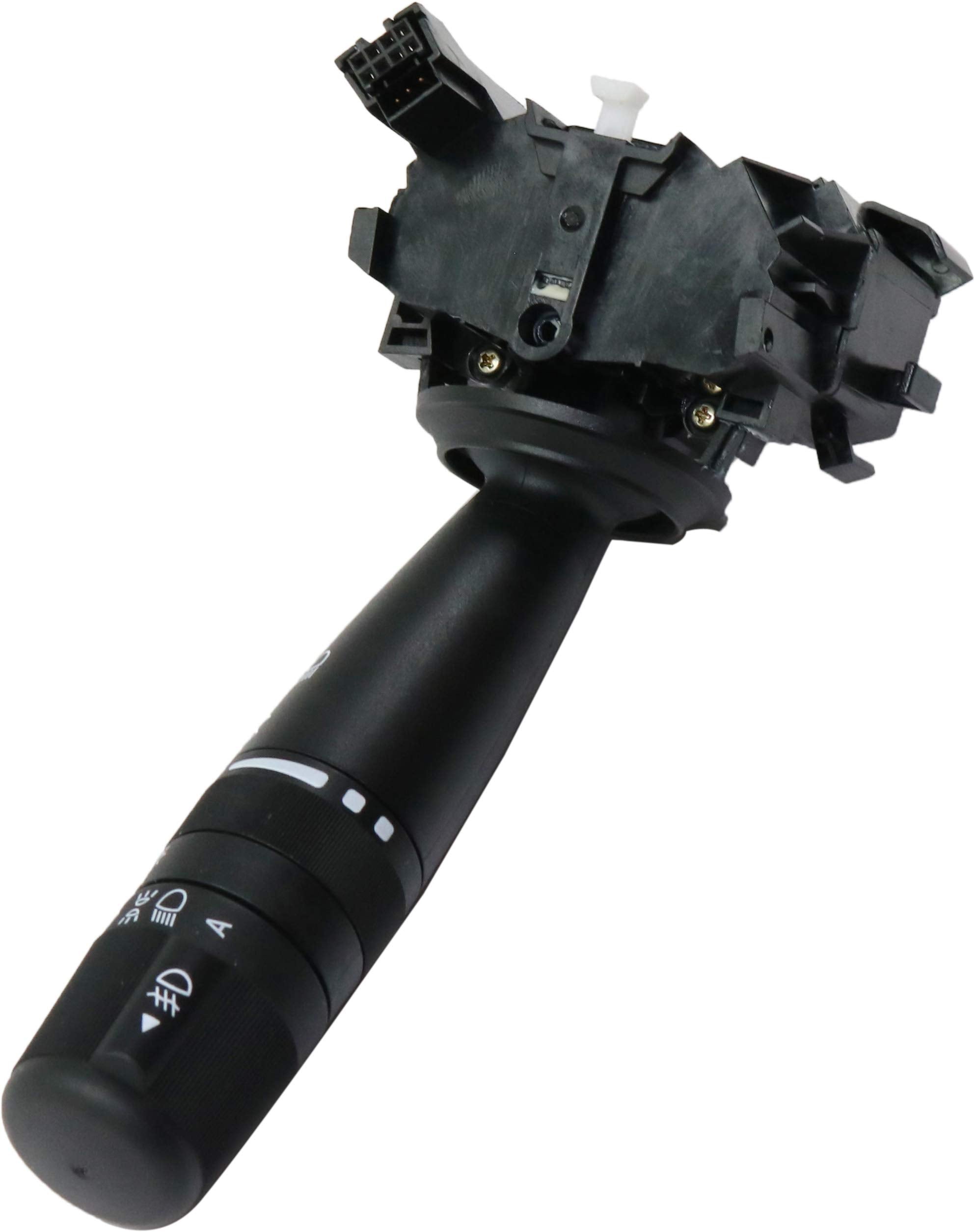 Evan Fischer Turn Signal Switch for Jeep Grand Cherokee 2005-2007, Black, Compatible with Automatic Headlamps & Fog Lamps, Replaces CBS1658