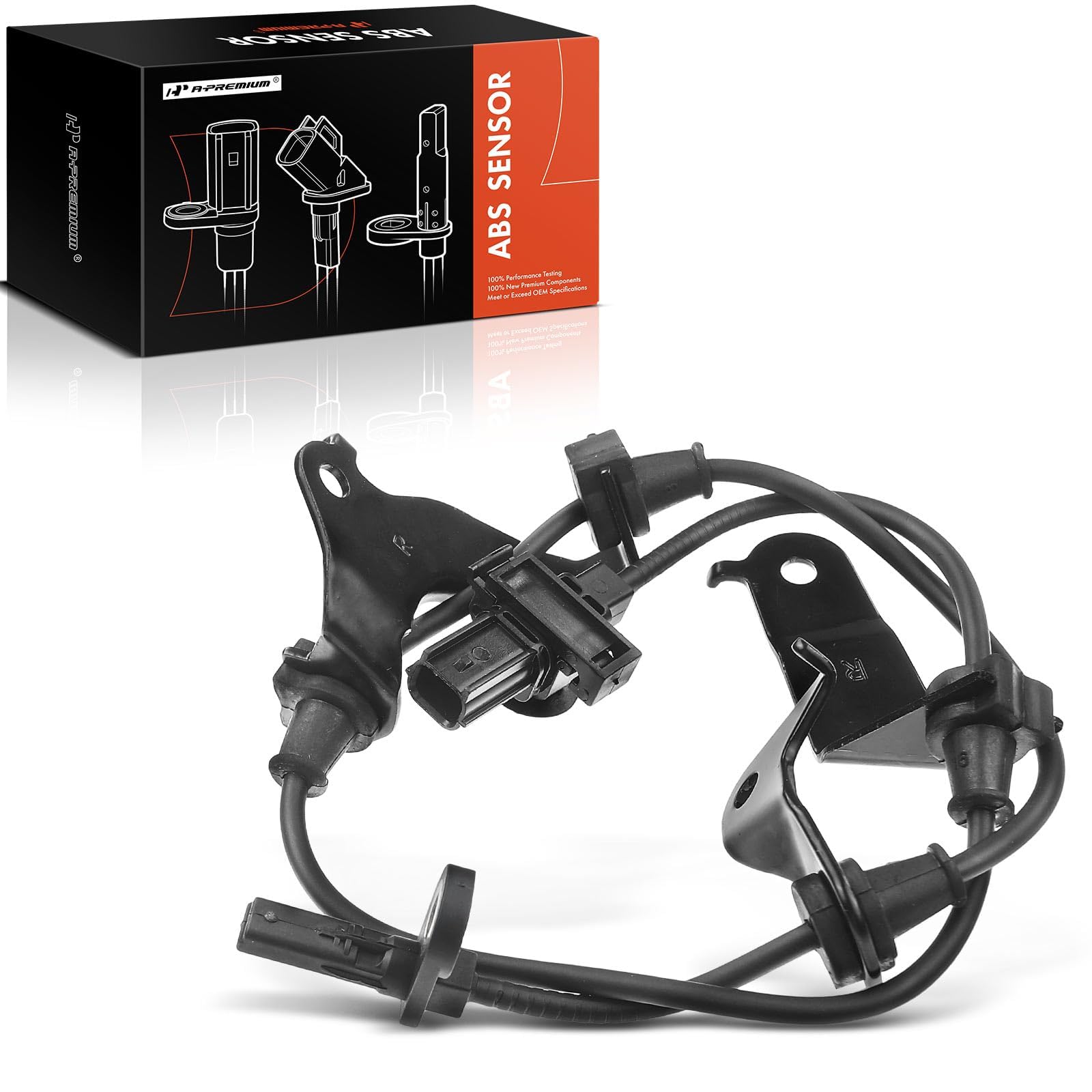 A-Premium Abs Wheel Speed Sensor Compatible With Honda Models - Crosstour 2012-2015, Accord Crosstour 2011, Hatchback - Front Ri