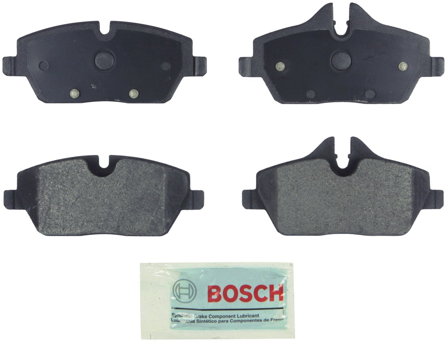 BOSCH BE1308 Blue Semi-Metallic Disc Brake Pad Set - Compatible With Select BMW 118i, 120i; Mini Cooper; FRONT