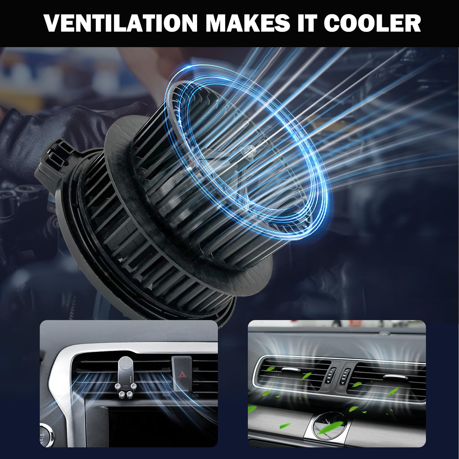 Aspligo 700153 Ac Heater Blower Motor Fan Assembly Fit For Toyota Prius 2001 2002 2003 2004 2005 2006 2007 2008 2009 8710347050,