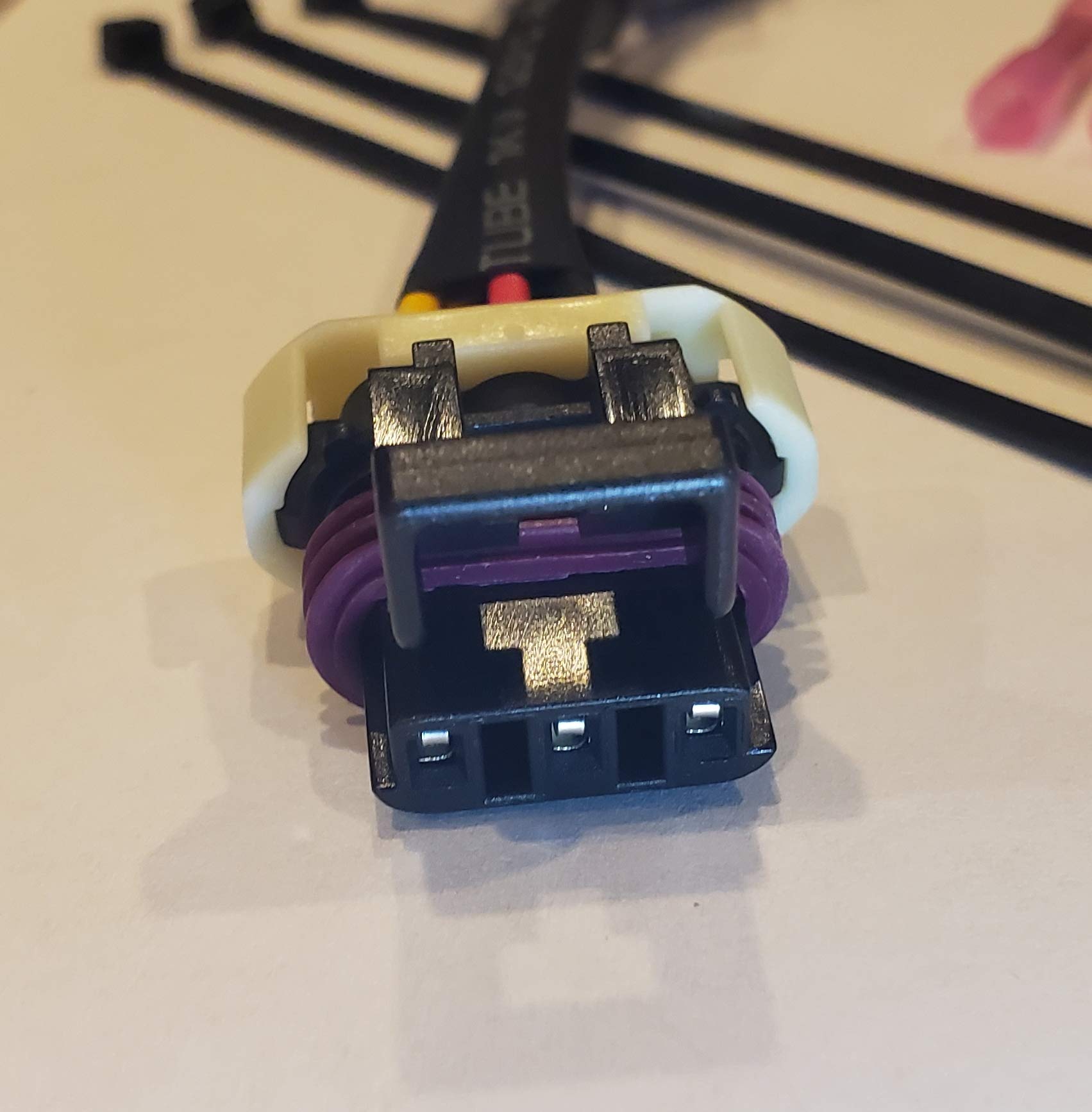 Muzzys Tail Light Whip Power Harness Adapter Splice Pigtail Jumper Fits: 2012-2023 Can Am Maverick X3, Max, X-Ds, Etc. For Power