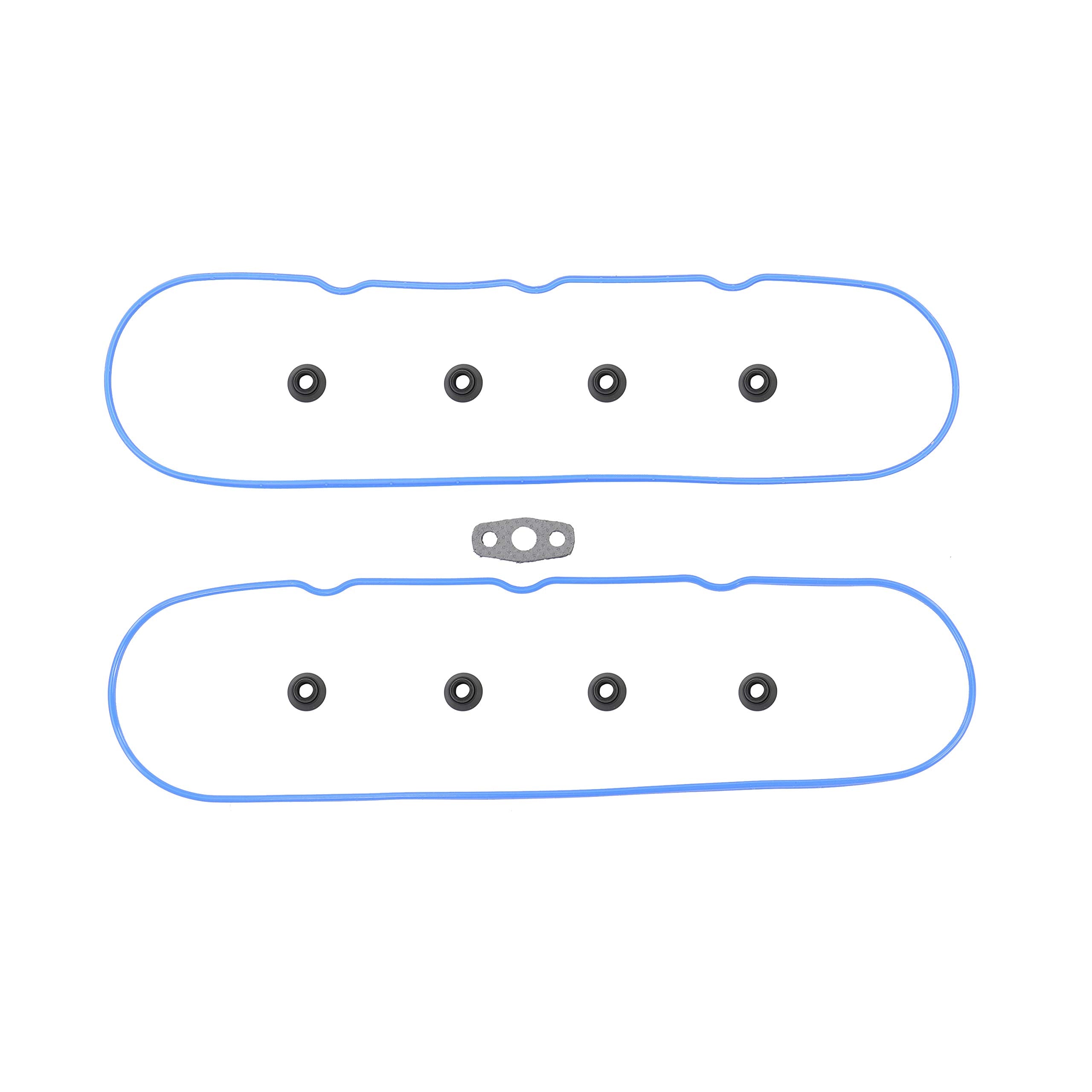 DNJ VC3165G Valve Cover Gasket Set With Grommets For 99-17 Avanti, Buick, Cadillac, Chevrolet, GMC, Hummer, Isuzu, Pontiac, Saab/ 9-7x, Ascender, Avalanche-1500, Camaro, Canyon 4.8L-7.0L V8 OHV
