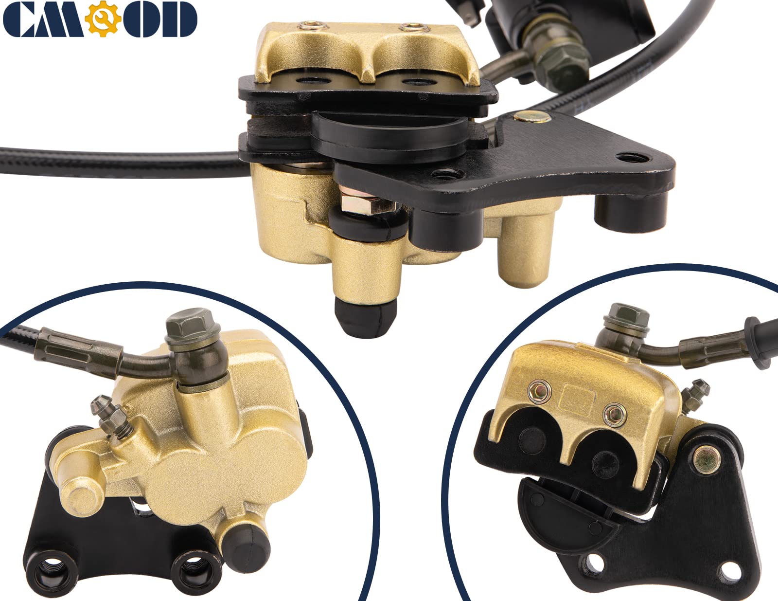 Front Disc Brake Master Cylinder Caliper Assembly For 50Cc 70Cc 90Cc 110Cc 125Cc Chinese Atv Ssr Dirt Bike Pit Bike Front Brake