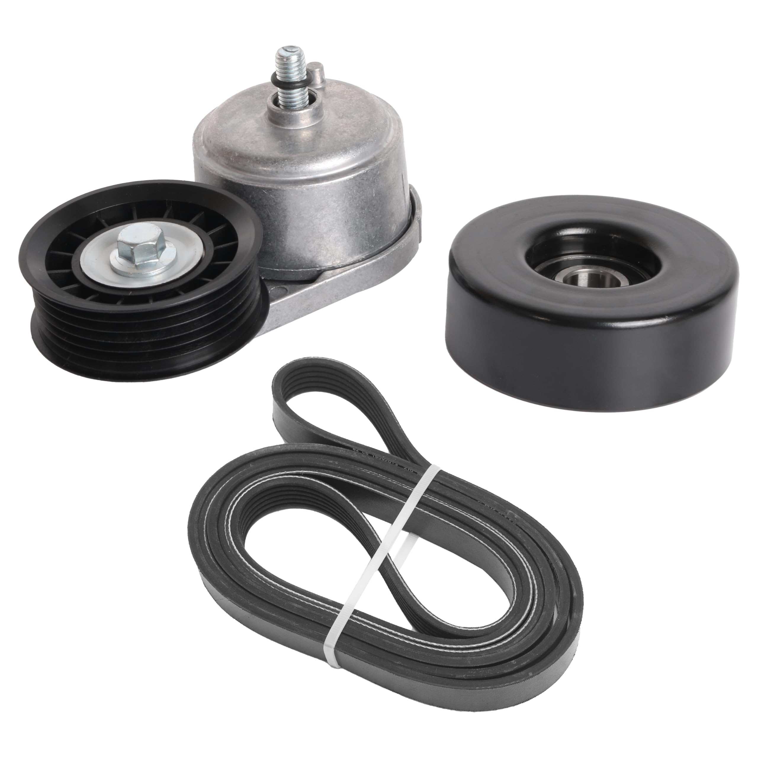 38103 Serpentine Belt Drive Component Kit, for Chevy C1500 C2500 C3500 K1500 K2500 K3500 1996-1999 (4.3L/5.0L/5.7L), Drive Belt 