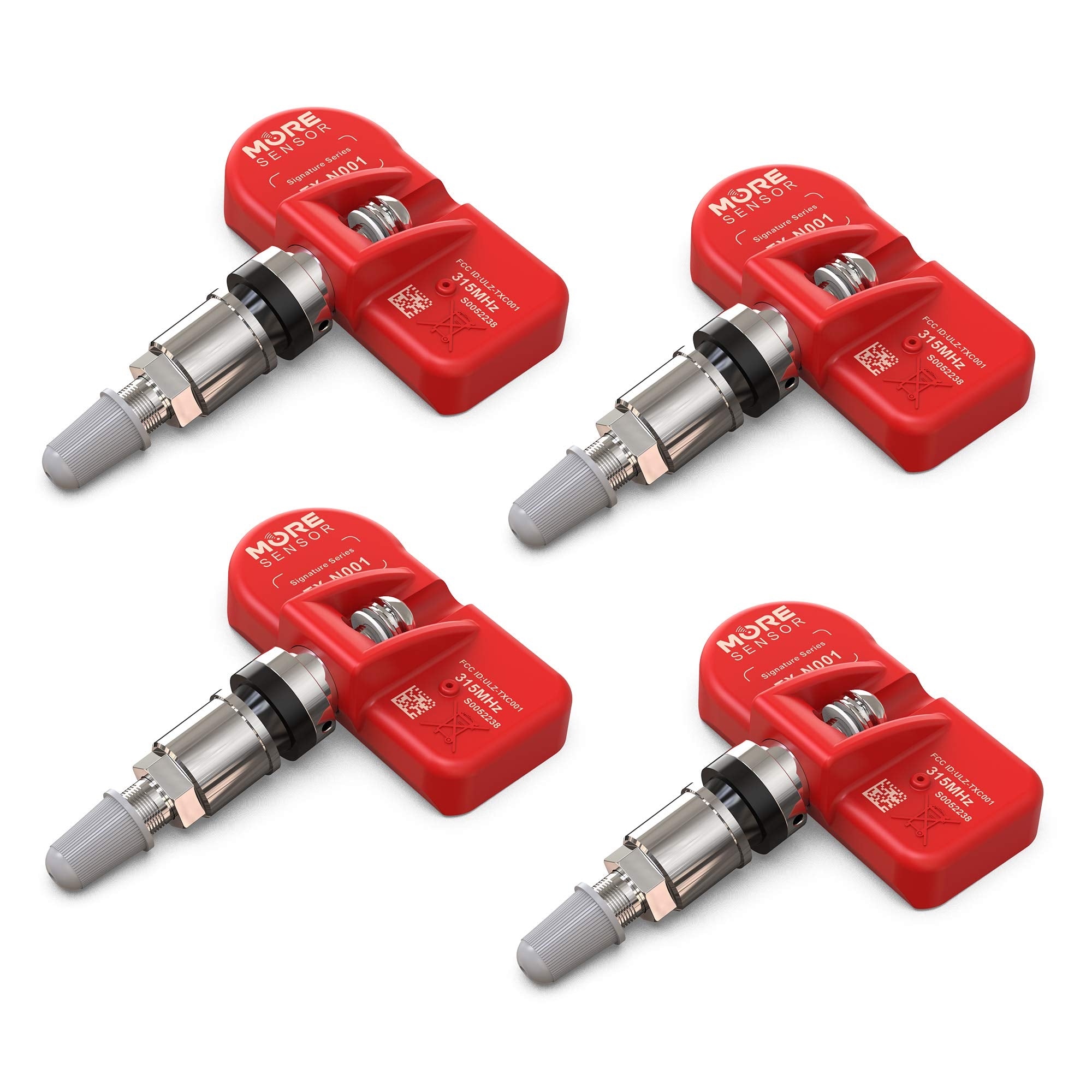Moresensor Signature Series 315Mhz Tpms Tire Pressure Sensor 4-Pack | Preprogrammed For Select 200+ American Brand Models | Repl