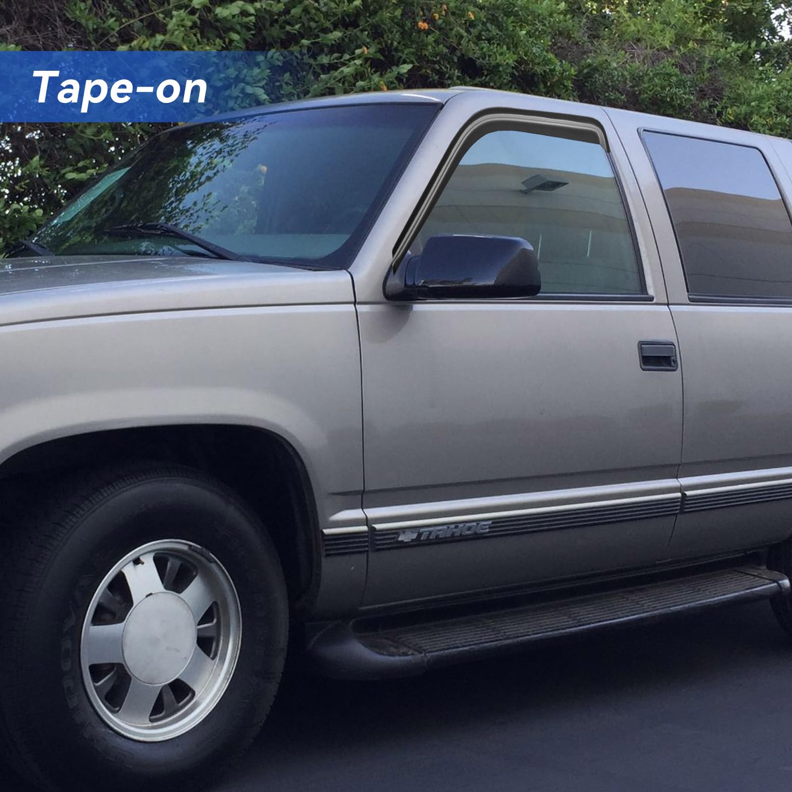 Window Visors Rain Guards For 1988-1999 Chevy/Gmc C/K 1500/2500/3500 Standard Cab, Out-Channel Window Vent Wind Deflectors Visor