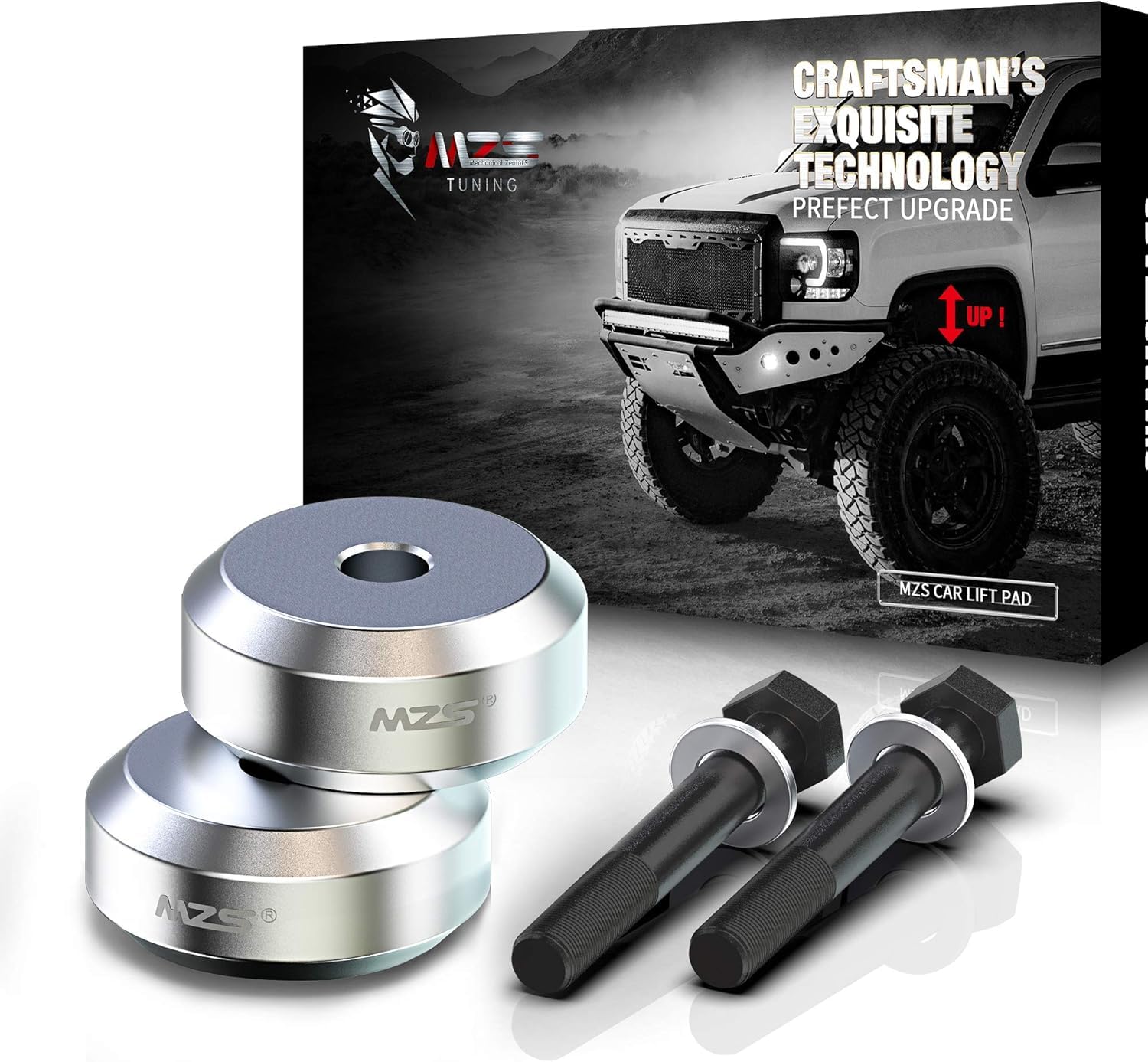 MZS 1.5 Leveling Kit Front Coil Spring Suspension Lift Strut Spacers Compatible with 2005-2026 F250 F350 Super Duty 4WD