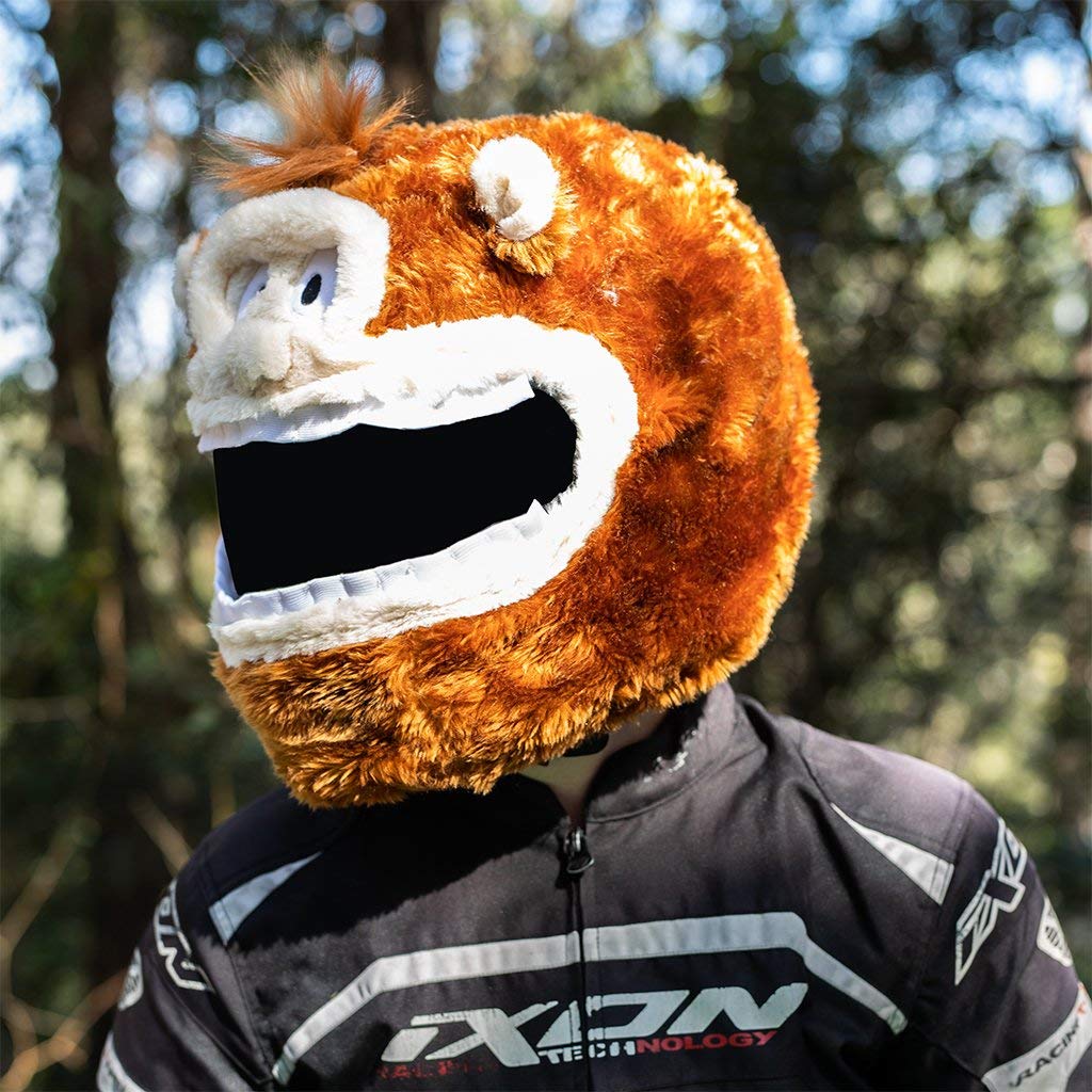 Moto Loot Helmet Cover For Motorcycle Helmet, Fun Rides And Gifts (Cover Only. Helmet Not Included) - Monkey