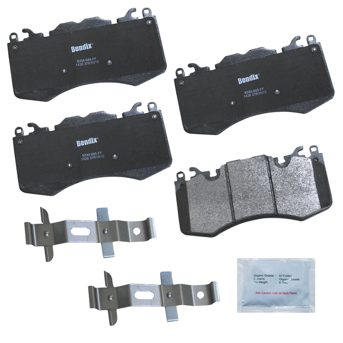 Bendix Priority1 Cfm1426 Semi-Metallic Front Brake Pads For Land Rover Defender 90 2021, Defender 110 2021, Discovery 2021, Rang
