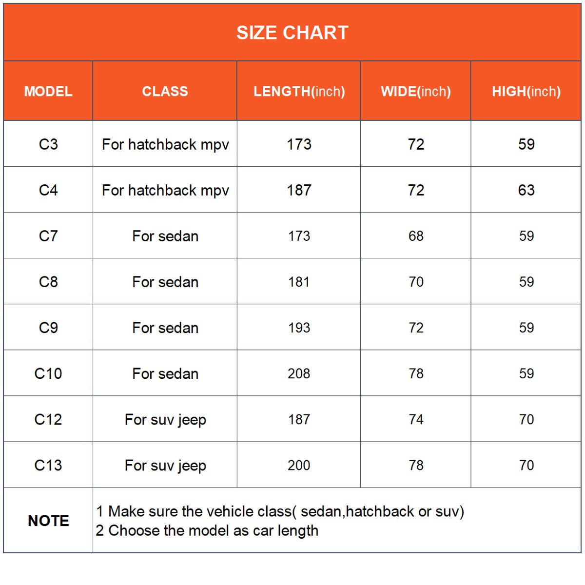 Kayme Car Covers for Automobiles Waterproof All Weather Sun Uv Rain Protection with Zipper Mirror Pocket Fit Sedan (186 to 193 Inch) 3XL