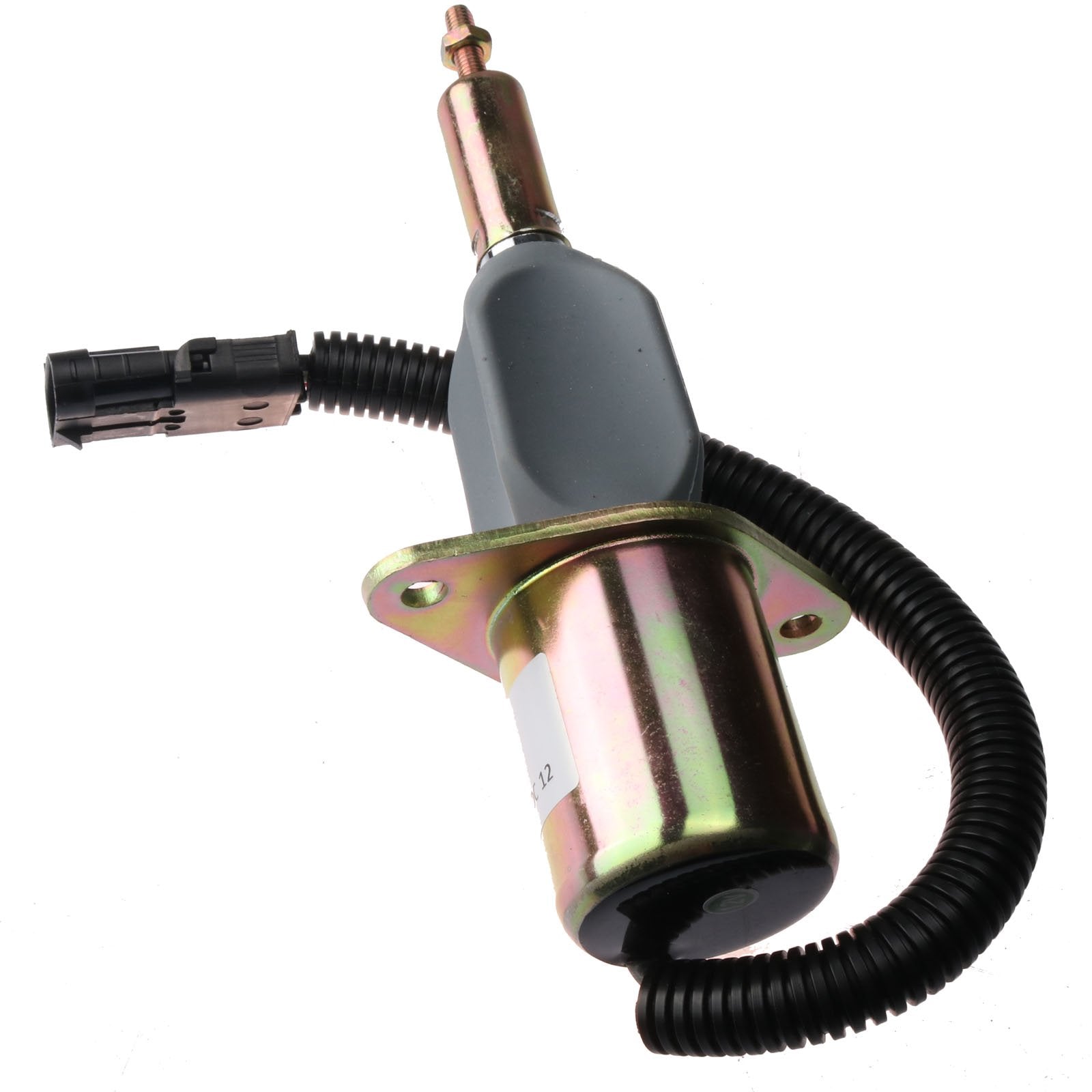 HOLDWELL Fuel Shutoff Solenoid J928160 compatible with Case IH 7110 7120 7130 7140 7150 7210 7220 7230 7240 7250 9310 9330