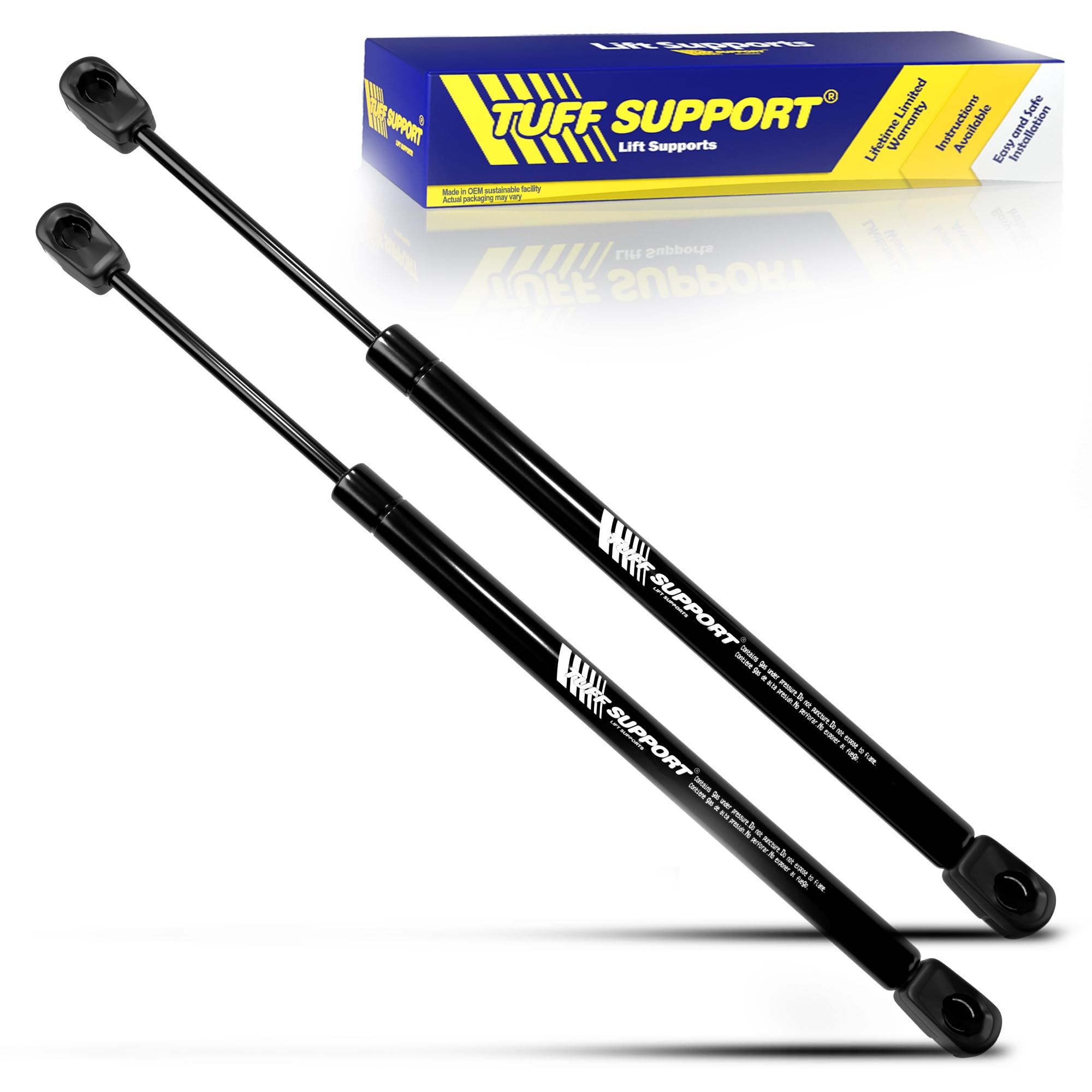 Tuff Support 2 Pieces (Set) Rear Hatch Trunk Lift Supports 1999 To 2005 Audi Tt, 2000 To 2006 Audi Tt Quattro (Vin Number Up To 3050000) All With Spoiler