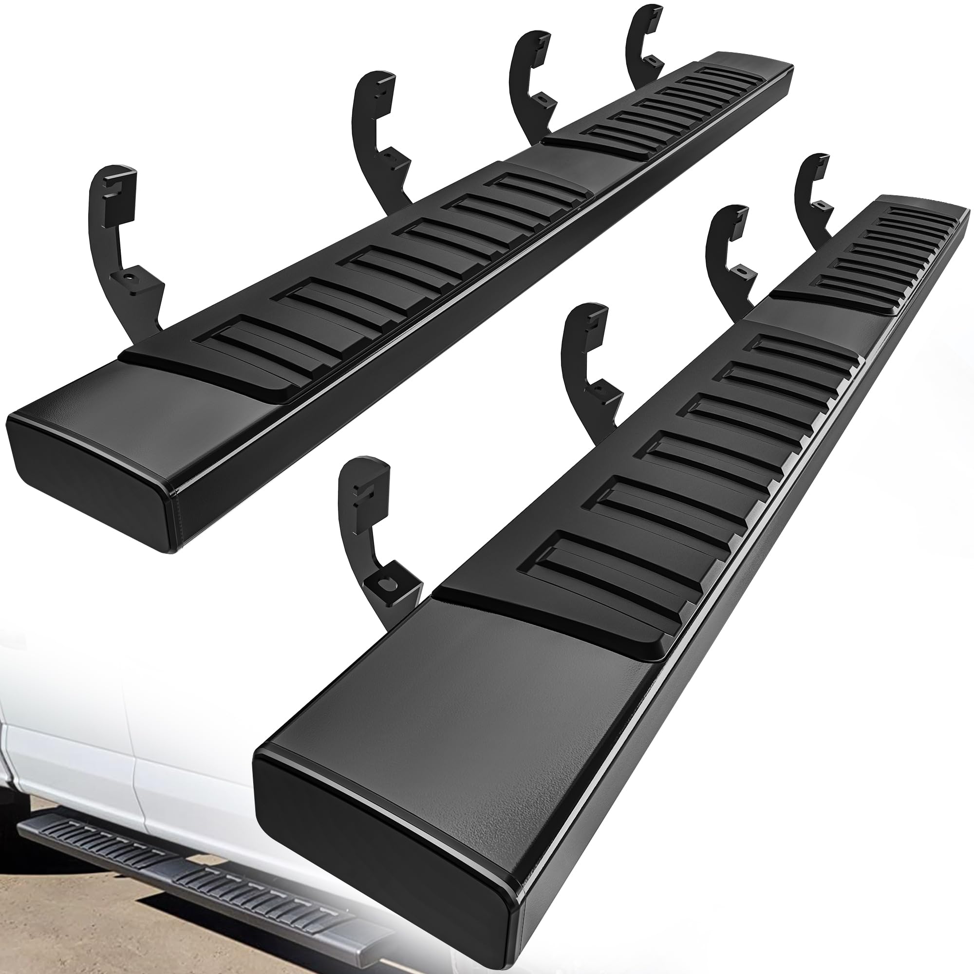 Yitamotor 6 Inches Running Boards Compatible With 2019-2025 Chevy Silverado/Gmc Sierra 1500 Crew Cab, 2020-2025 2500Hd 3500Hd, S