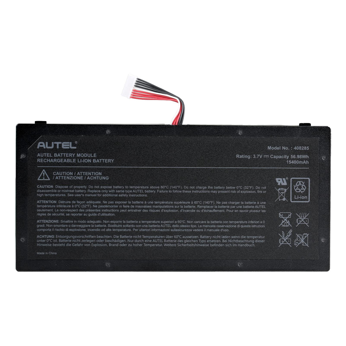 Autel Maxisys Elite Battery, Replacement Battery For Autel Maxisys Elite