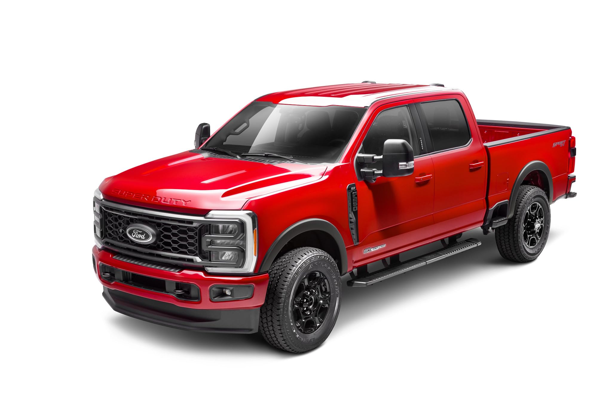 Bushwacker Oe Style Front & Rear Fender Flares | 4-Piece Set, Black, Smooth Finish | Fits 2023-2024 Ford F-250 / F-350 | 20970-02