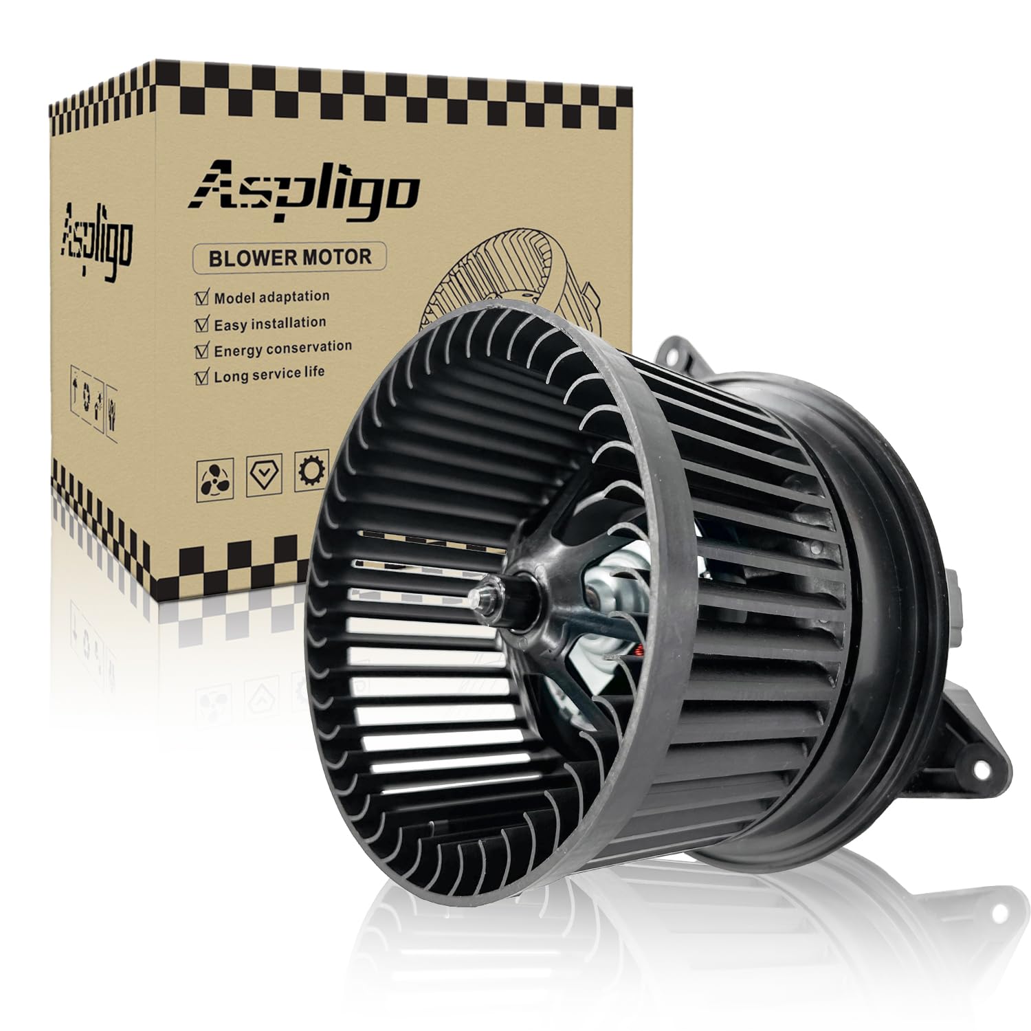 Aspligo 700105 Ac Heater Blower Motor Fan Assembly Fit For Ford Focus 2000-2007, For Ford Transit Connect 2010-2013 Ys4Z19805Ab