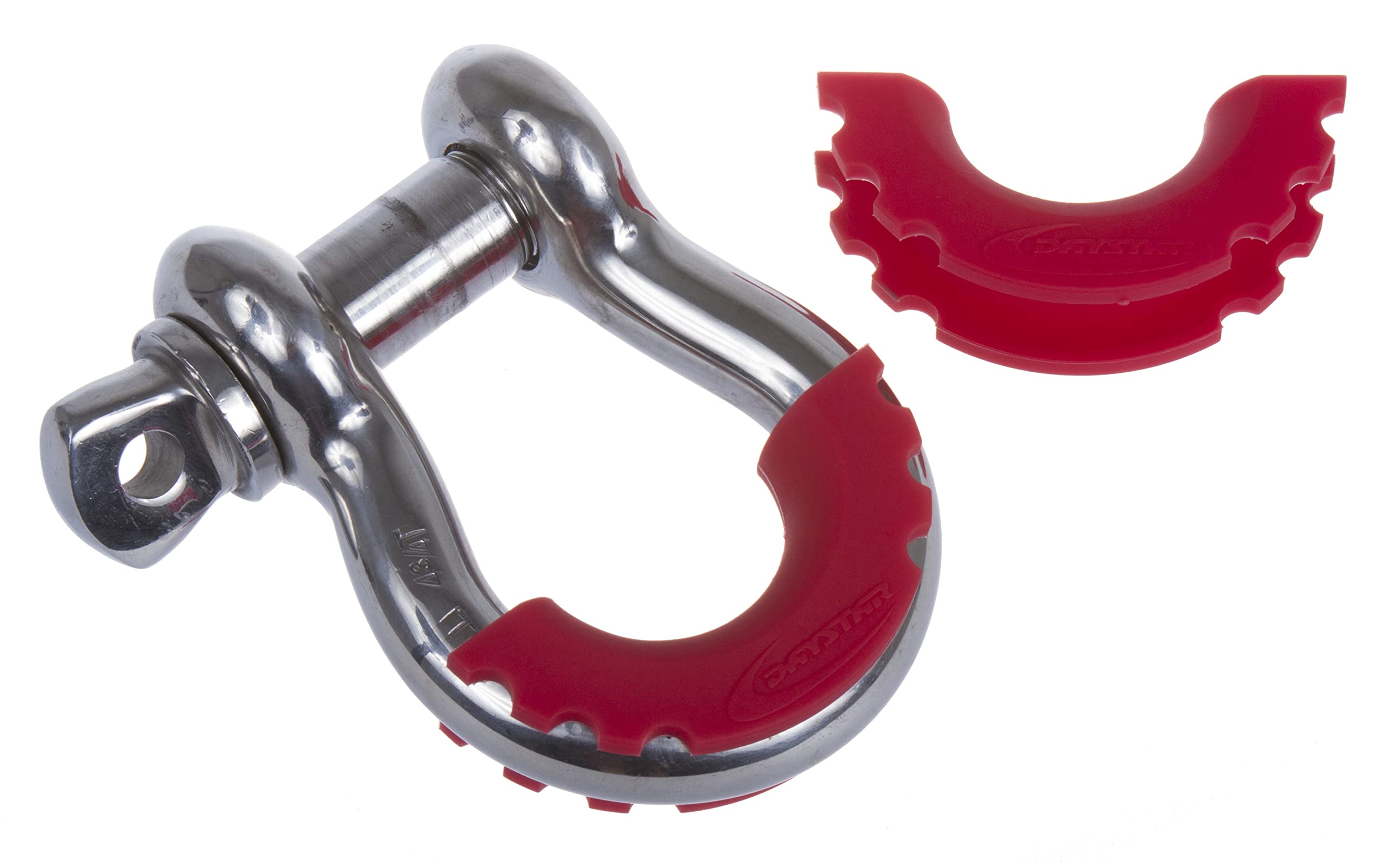 Daystar, Red D-Ring Shackle Isolator, protect your bumper and reduce rattling, KU70056RE, Made in America
