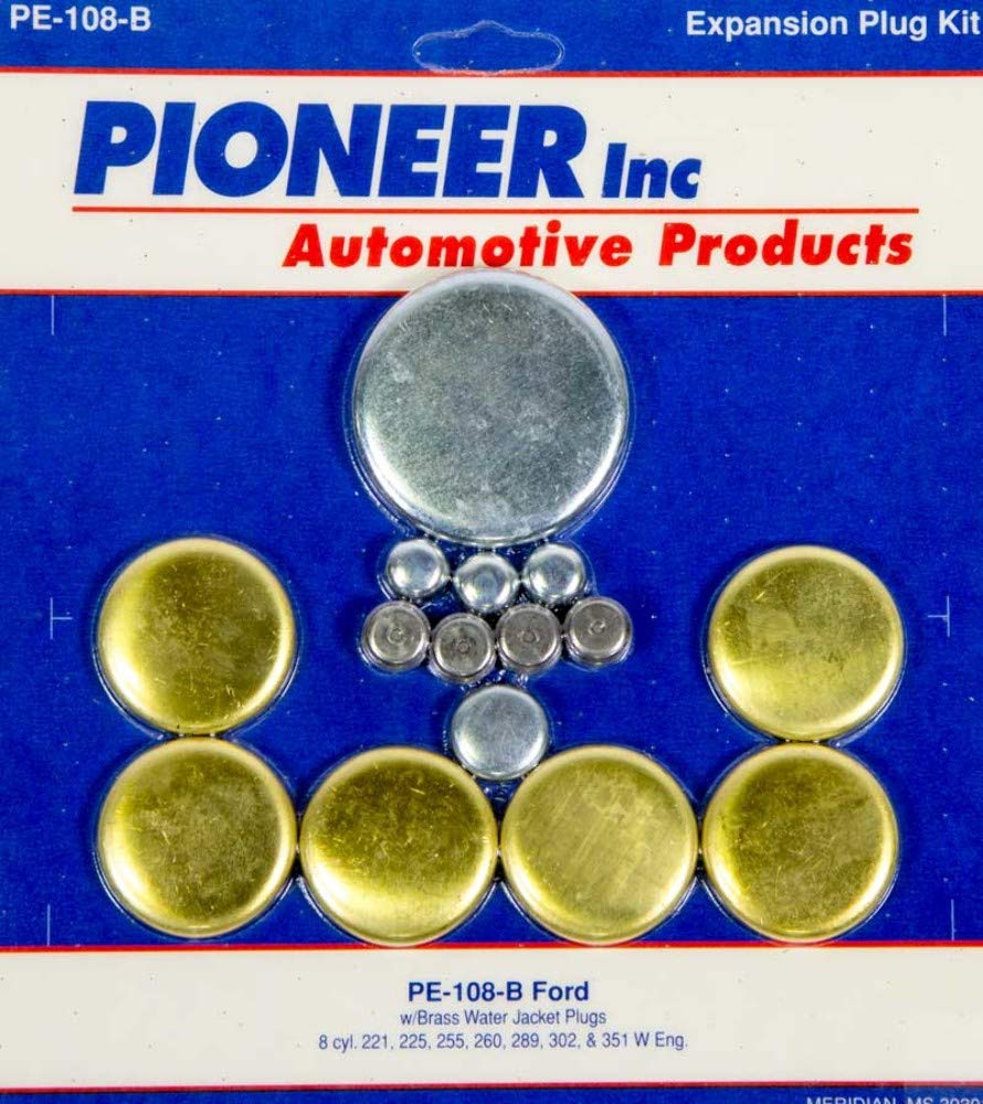 Pioneer Pe-108-B 302 Ford Freeze Plug Kit - Brass