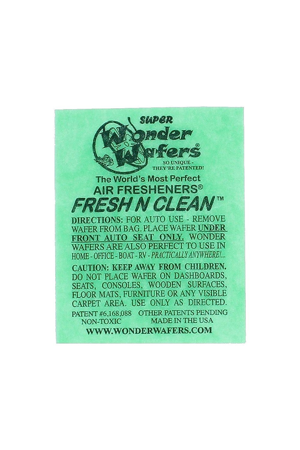 Wonder Wafers 25 Ct Individually Wrapped Fresh & Clean Air Fresheners