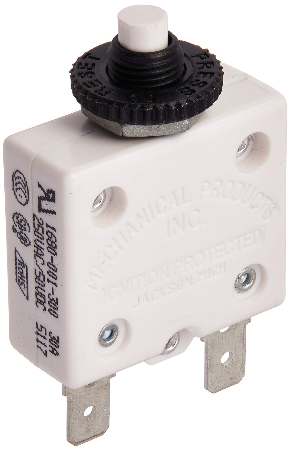 Bussmann CB174-30 CB174 Series, Type III, Manual Reset Panel Mount Circuit Breaker (30 Amp), 1 Pack
