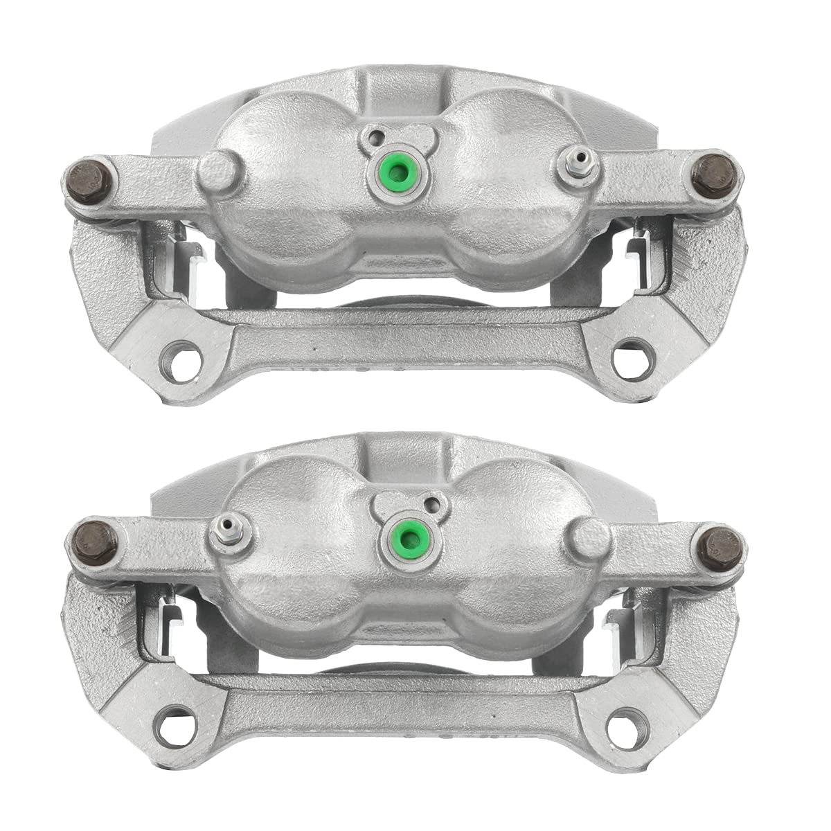 Autoshack Front Brake Calipers Assembly Pair Set Of 2 Driver And Passenger Side Replacement For 2012-2015 2016 2017 2018 2019 Ford F-150 2.7L 3.0L 3.3L 3.5L 3.7L 5.0L 6.2L V6 V8 4Wd Awd Rwd Bc3254Pr
