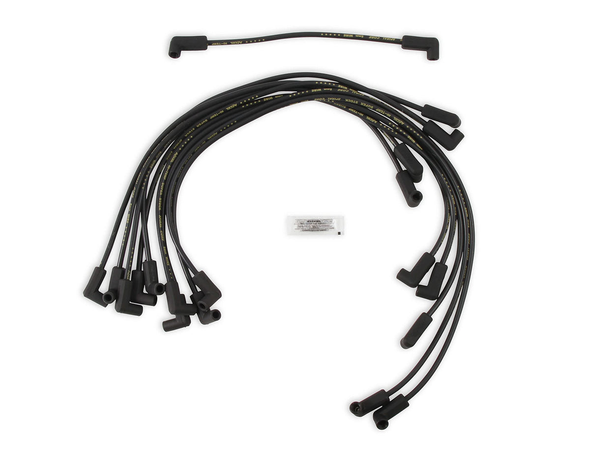 ACCEL 5114K Spark Plug Wire Set- 8mm - Super Stock - Custom - Black Wire