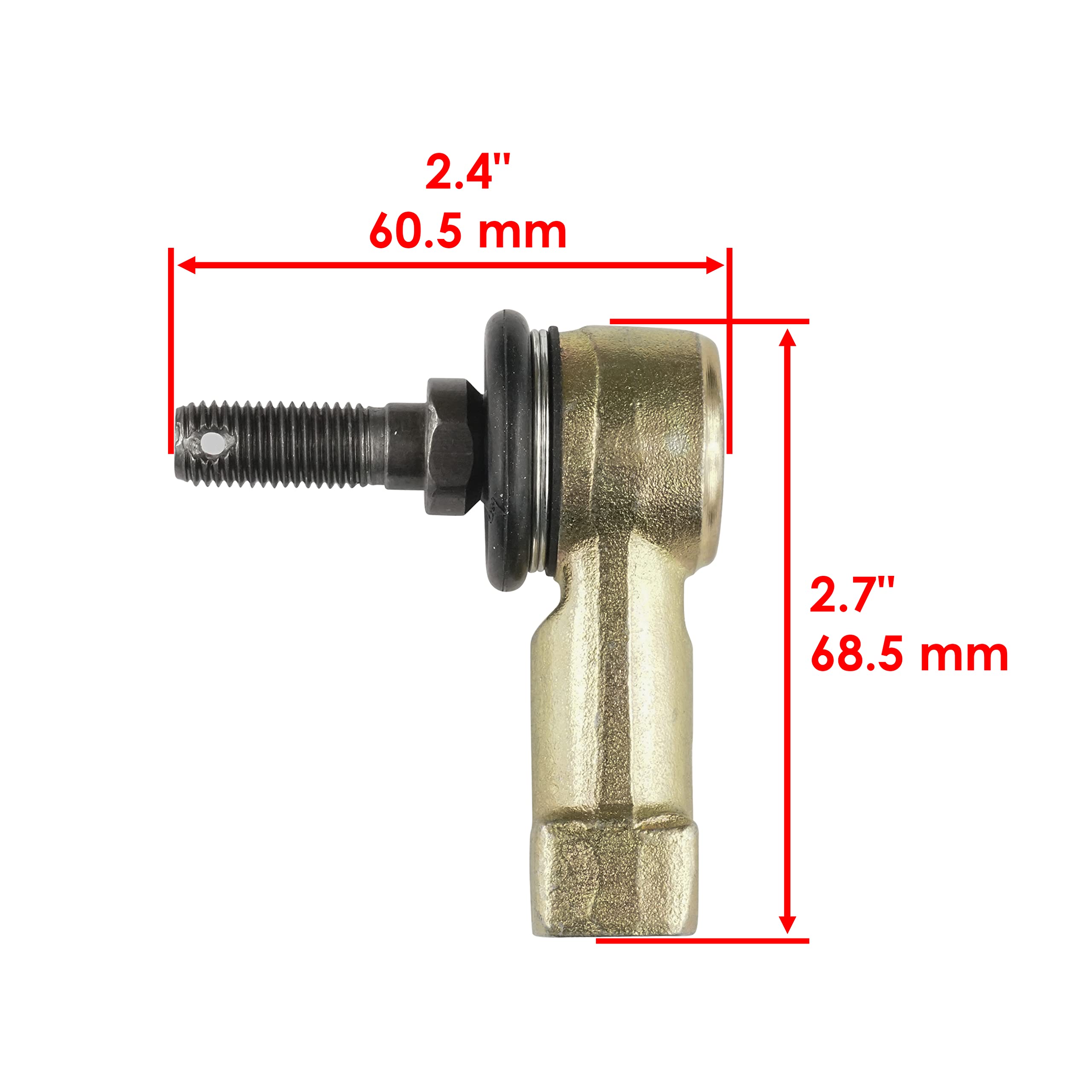 Caltric Two Sets Of Tie Rod End Kit Compatible With Honda Trx300Ex 300-Ex Sportrax 300 2000-2009