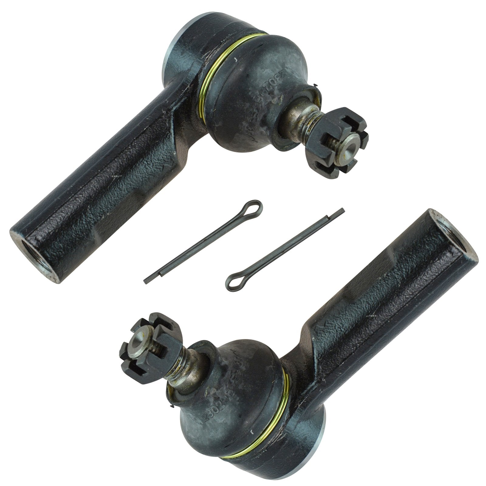 Trq Front Tie Rod Set Compatible With 2007-2013 Suzuki Sx4
