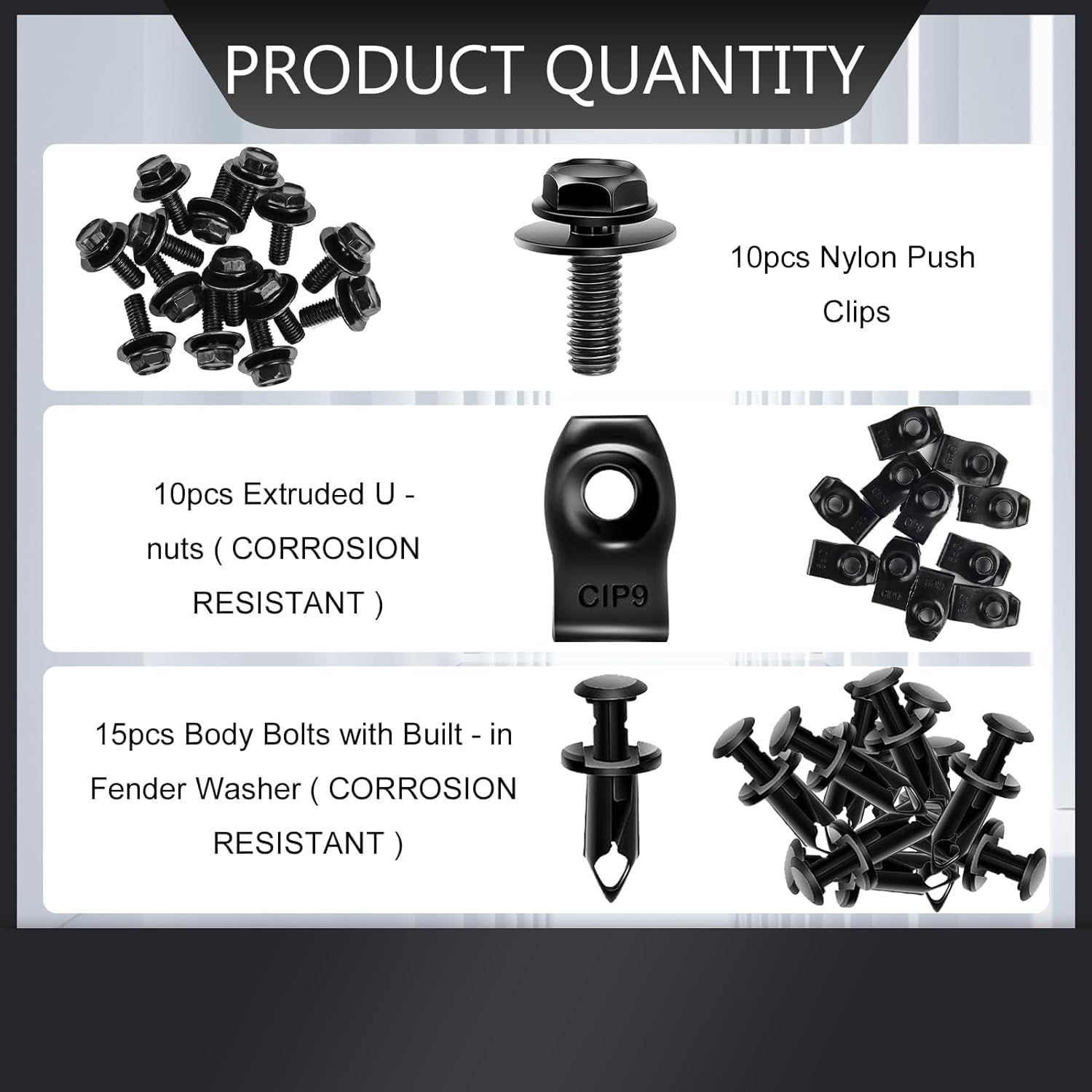 neynavy 35 PCS Engine Under Cover Splash Shield Body Bolts Screws, Bumper Fender Liner Push Retainer Fastener Rivet Clips Extrud