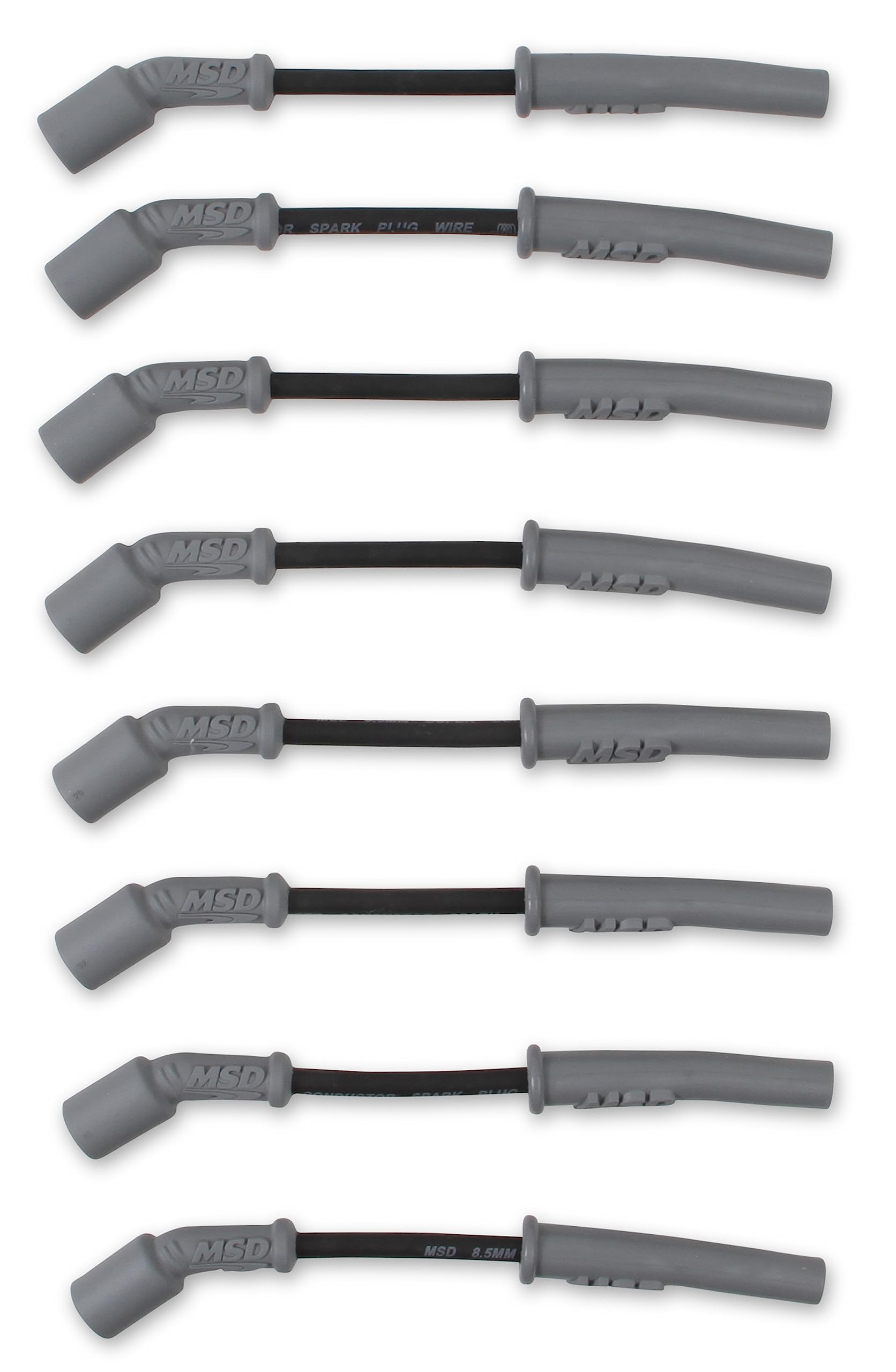 Msd 32813 Super Conductor Spark Plug Wire Set, Black