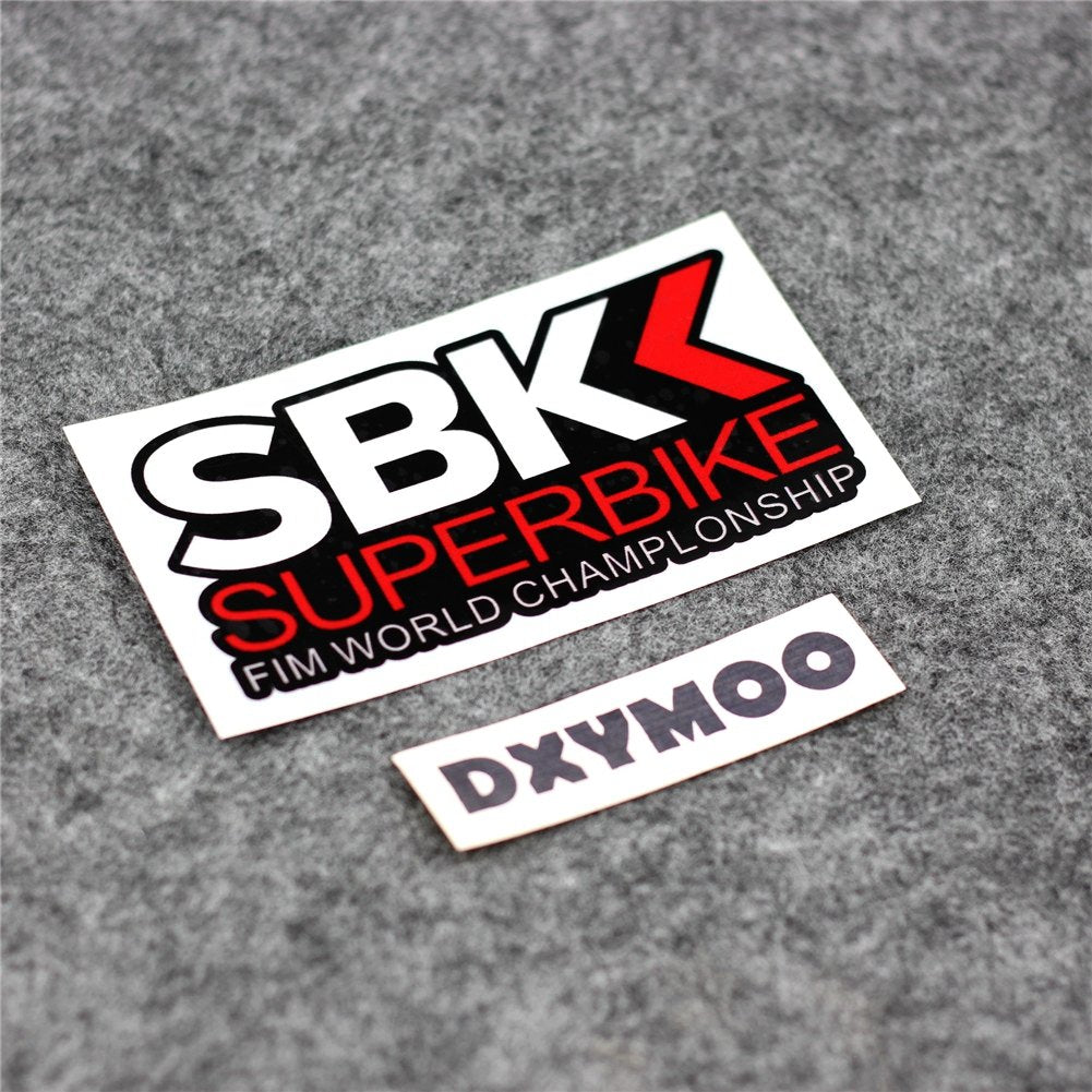 Motorcycle World Racing Motor Car Sticker Decals For Sbk Superbike 123X67Mm