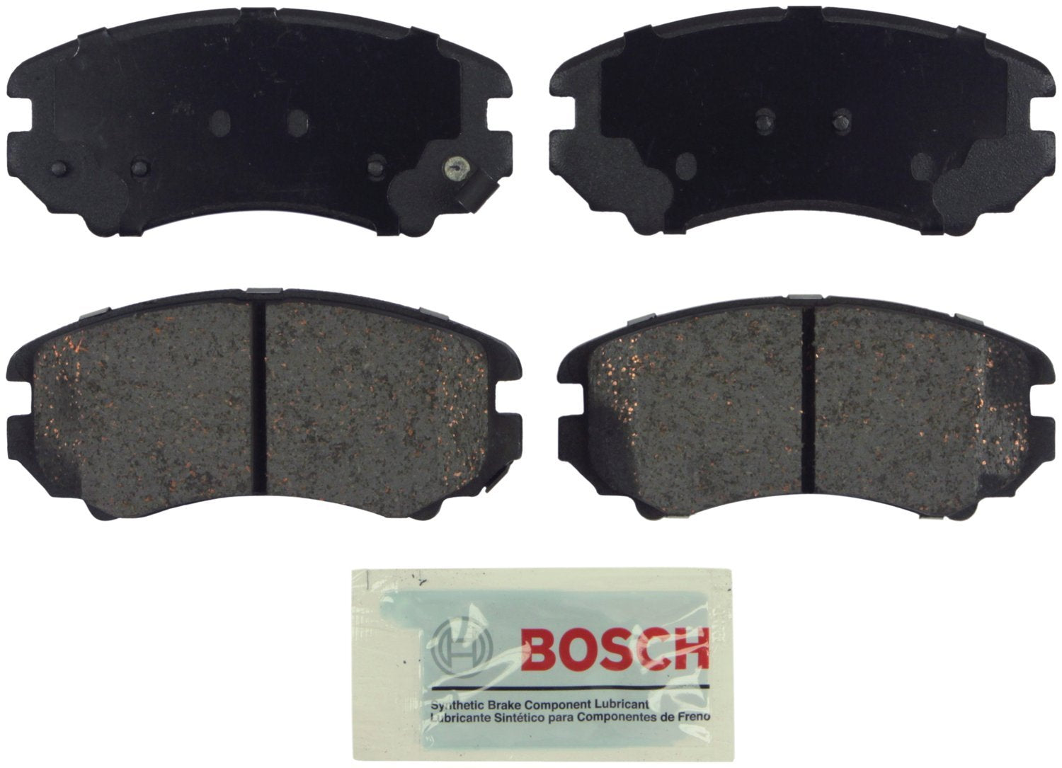 Bosch Be924 Blue Ceramic Disc Brake Pad Set - Compatible With Select Hyundai Azera, Elantra, Sonata, Tiburon, Tucson; Kia Amanti