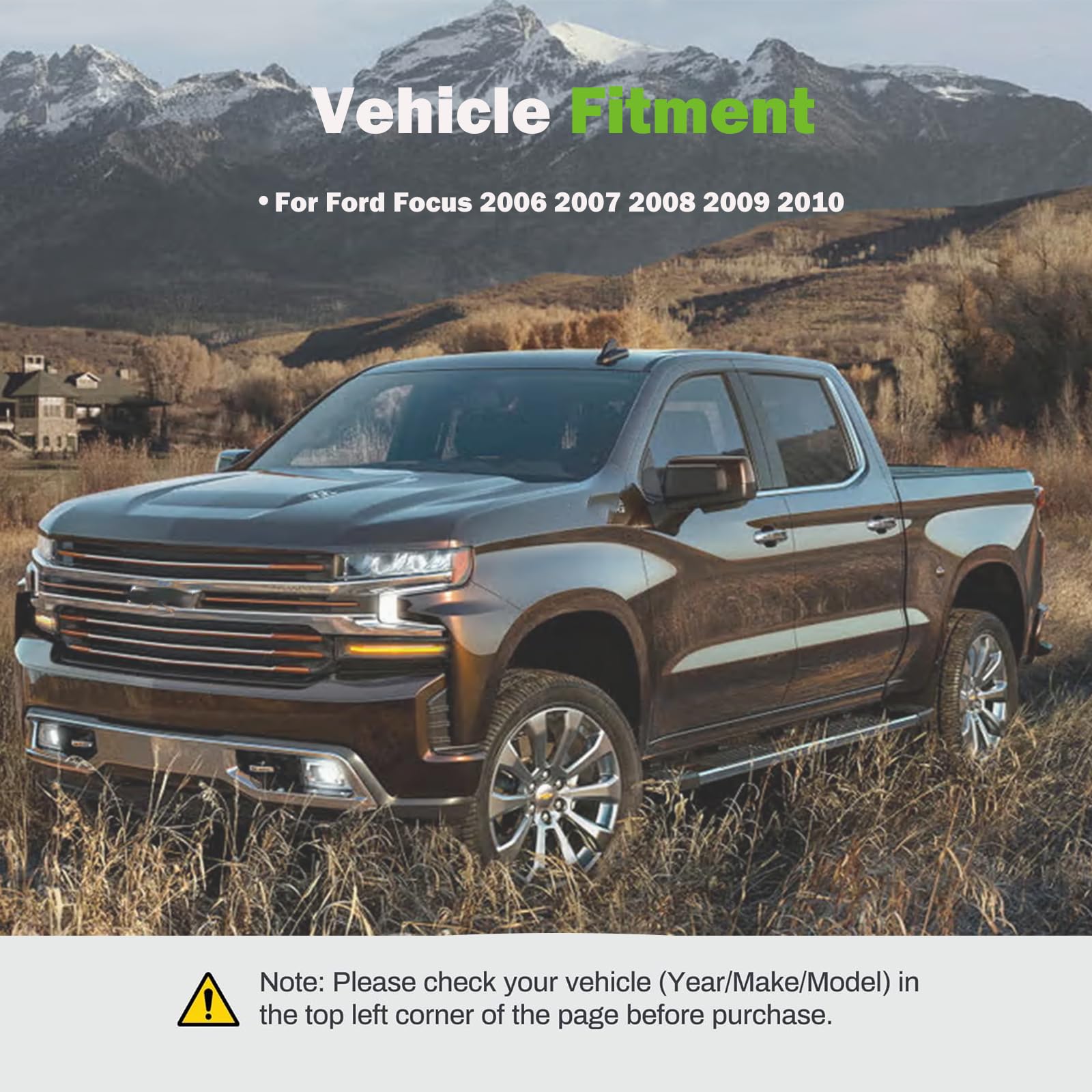 SCITOO 8pcs Front Suspension Kit Inner Outer Tie Rod End fit 2006-2011 for Ford Focus Lower Ball Joint Sway Bar Link