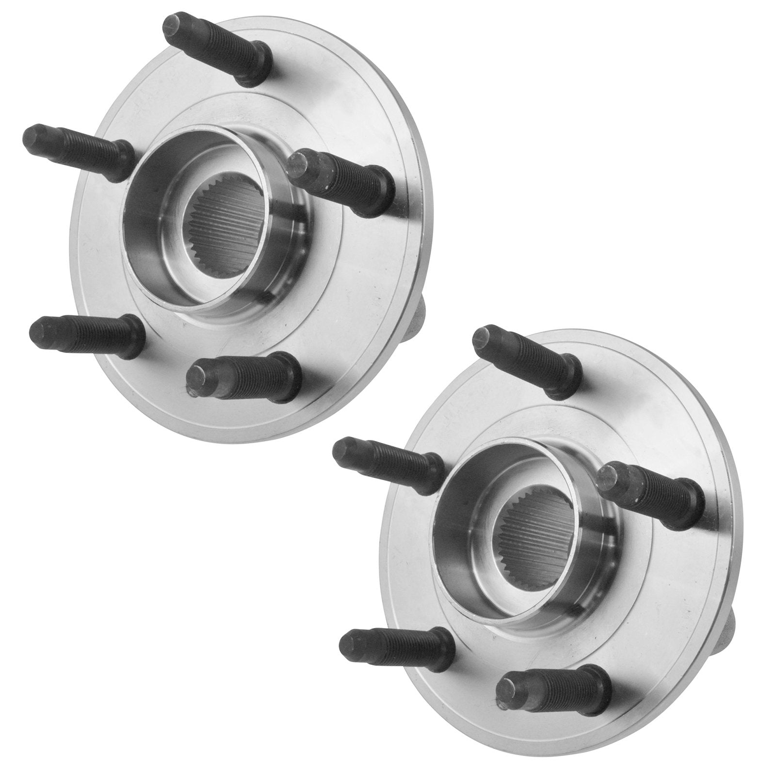 Trq Rear Wheel Hub Bearings Assembly Set Compatible With 2014-2017 Cadillac Cts 2010-2015 Chevrolet Camaro