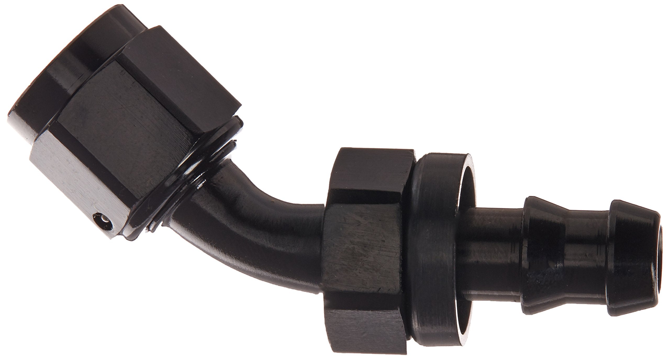Russell 624083 Black -6An 45 Twist-Lok Hose End