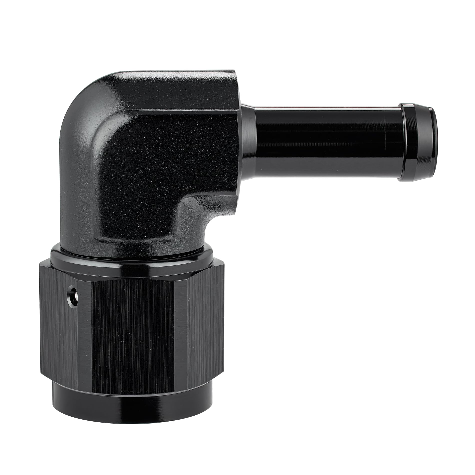 EVIL ENERGY 8AN Female to 3/8 '' Barb Hose Fitting 90 Degree Swivel