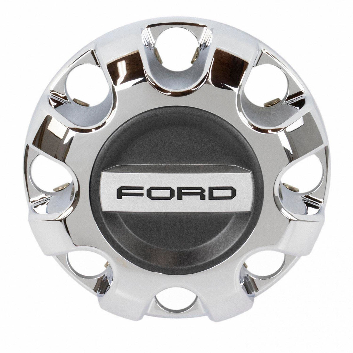 17 Thru 20 Ford F-250 F-350 Super Duty Oem Chrome Wheel Hub Cap W/Black Center Hc3Z1130E