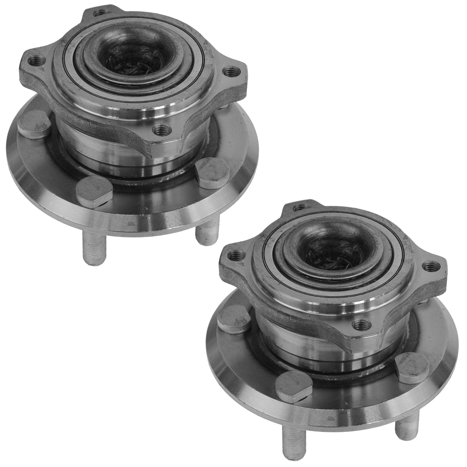 Trq Front Rear Wheel Hub Bearings Assembly Set Compatible With 2005-2022 Chrysler 300 2008-2022 Dodge Challenger 2007-2022 Charg