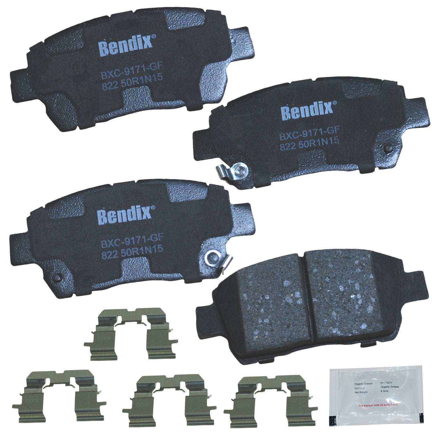 Bendix Priority1 Cfc822 Ceramic Front Brake Pads For Faw F4 2008, F5 2009-2008, Scion Iq 2012, Toyota Celica 2000, Echo 2002-200