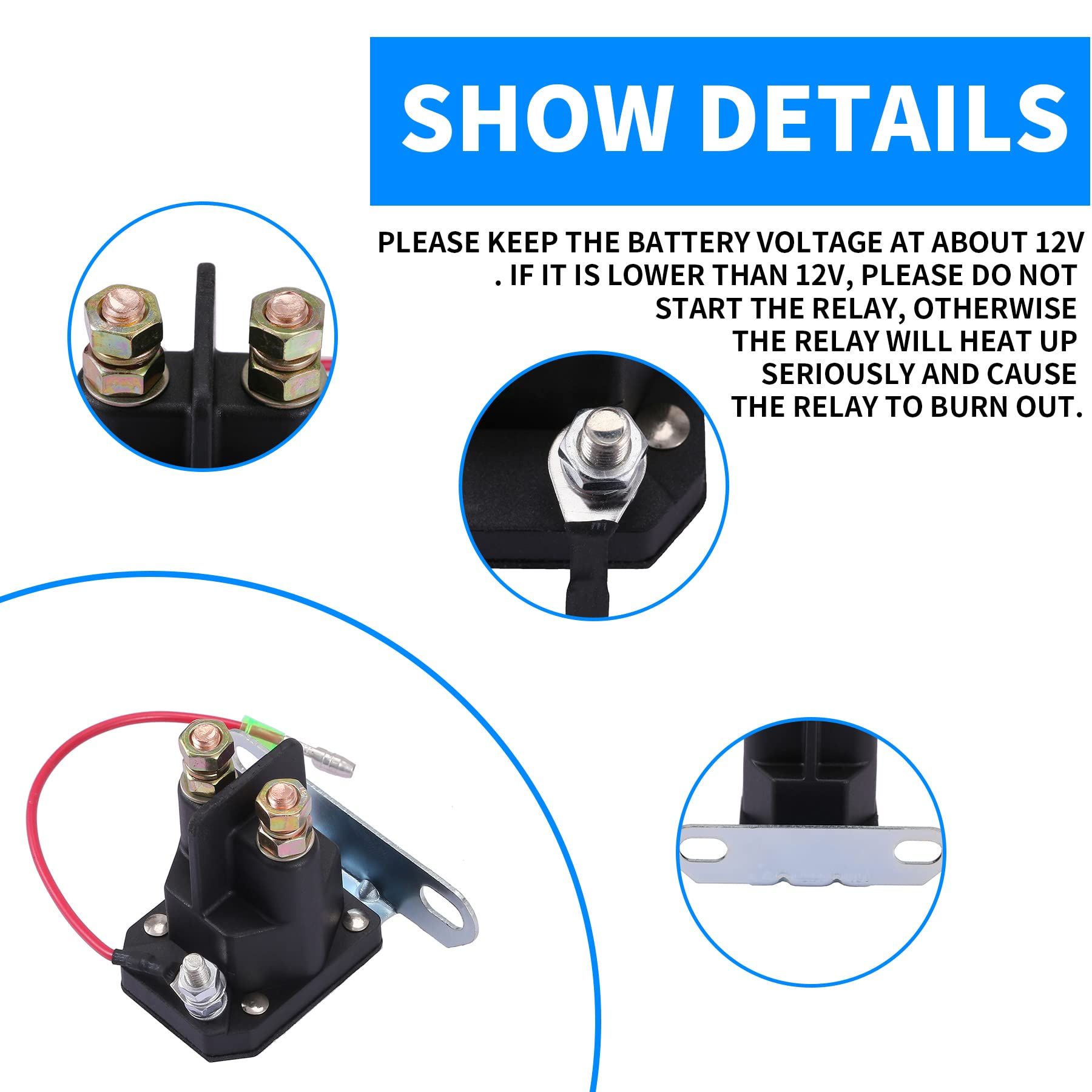 Stylemafia Starter Relay Solenoid Switch Fit For Polaris Sportsman 250 300 335 400 500 600 700 Almost All Models