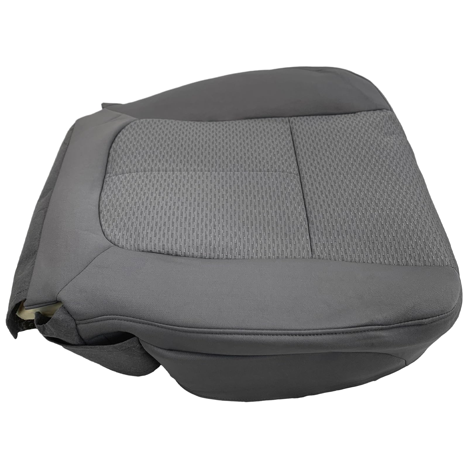 CARBBIA Driver Side Bottom Seat Cover Compatible with Ford F150 2011-2014 Replacement Cloth Front Left, Gray