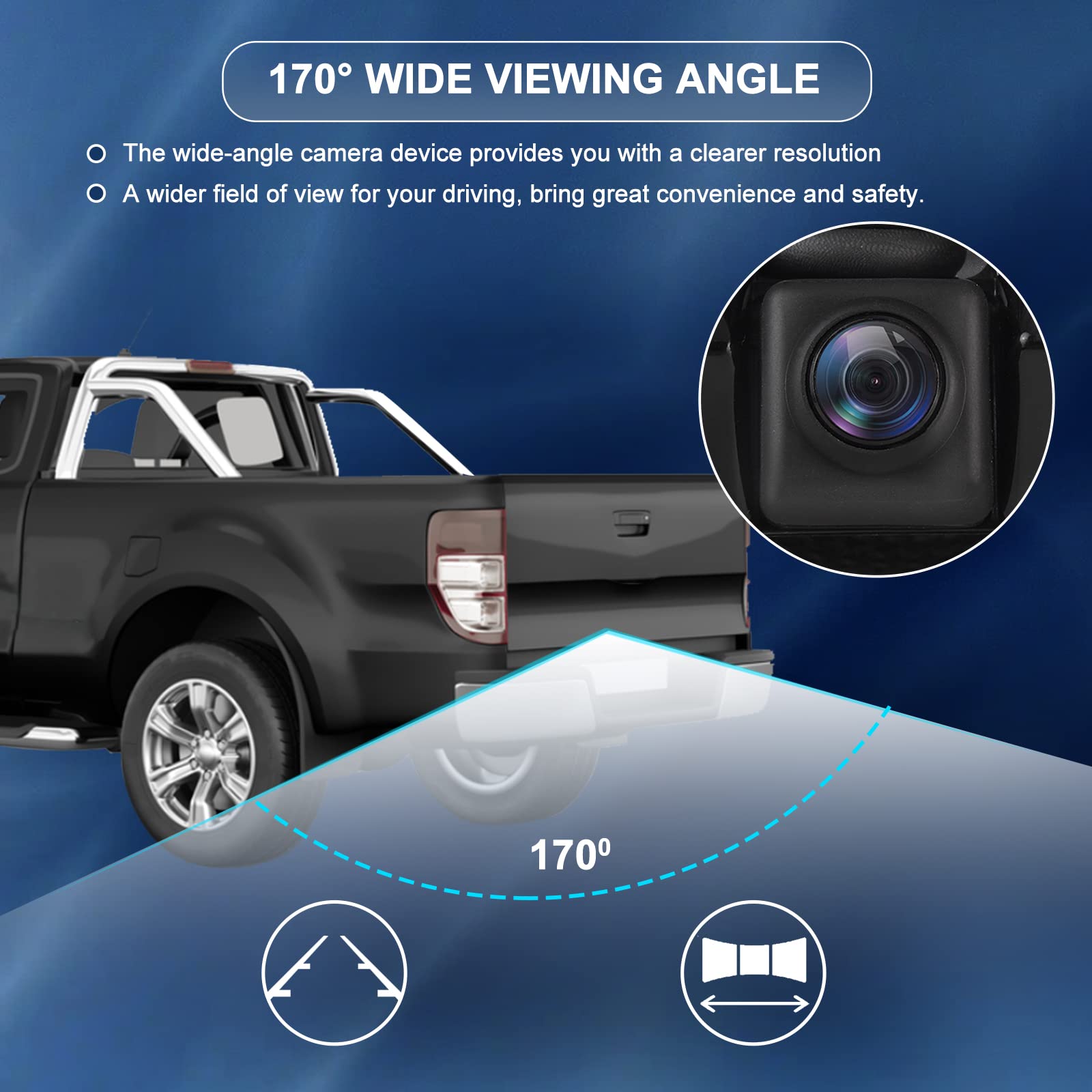 Partselect Rear View Reversing Backup Camera 84143039 Replacement For Chevy Colorado 2017-2019 Gmc Canyon 2015-2019