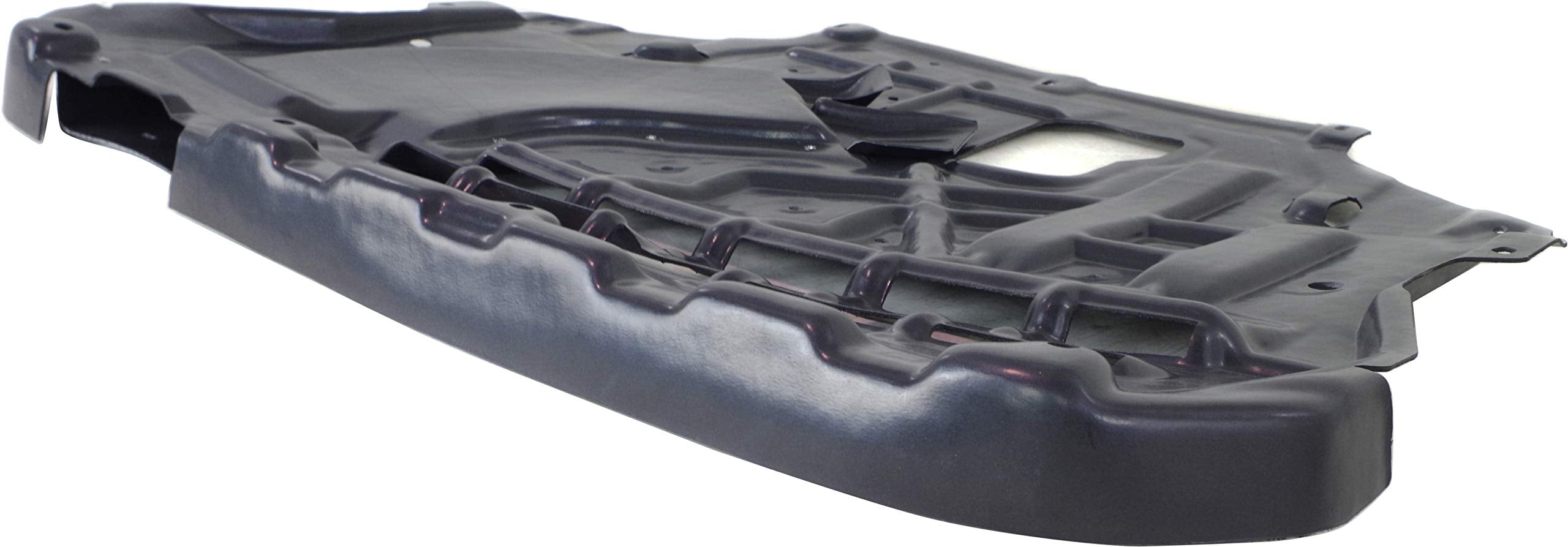 Evan Fischer Front Engine Splash Shield for 2013-2019 Ford Escape, 2015-2019 Lincoln MKC, Black, Durable Plastic