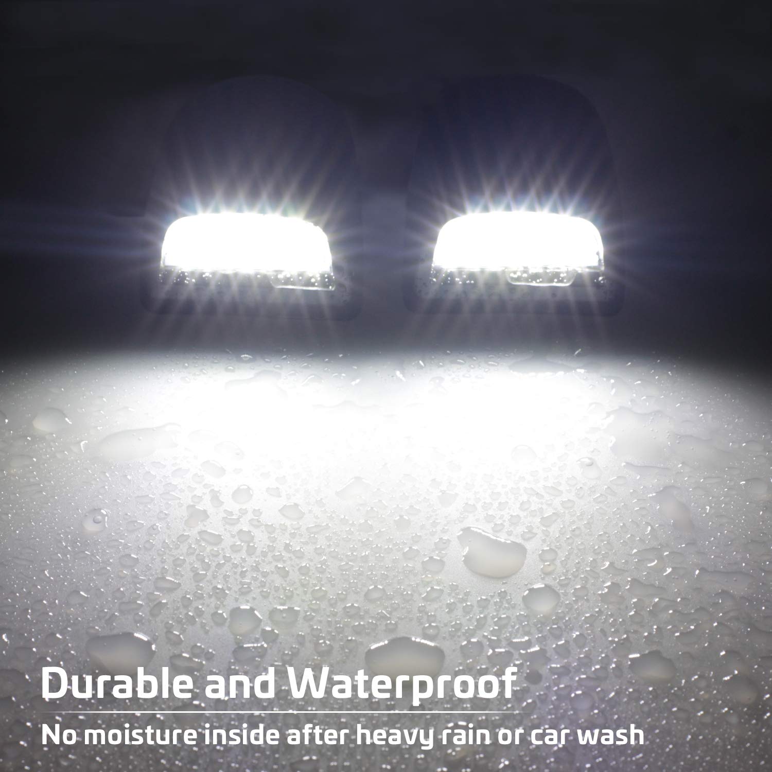 Ruxifey License Plate Led Lights Tag Light Lamp Compatible With Silverado Suburban Tahoe Gmc Sierra 1500 2500 3500 Hd Escalade E