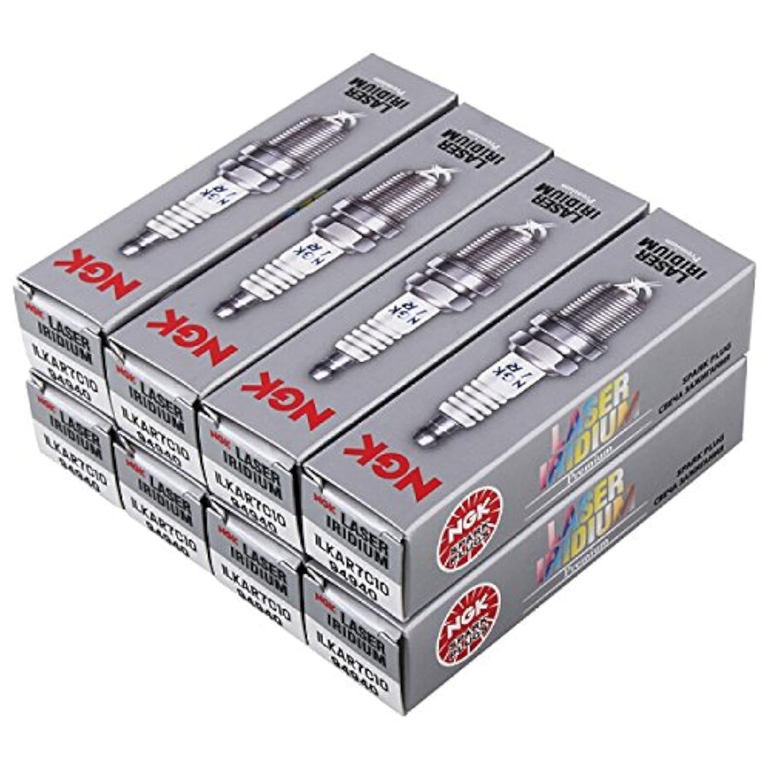NGK Spark Plug ILKAR7C10 94940 Pack of 8