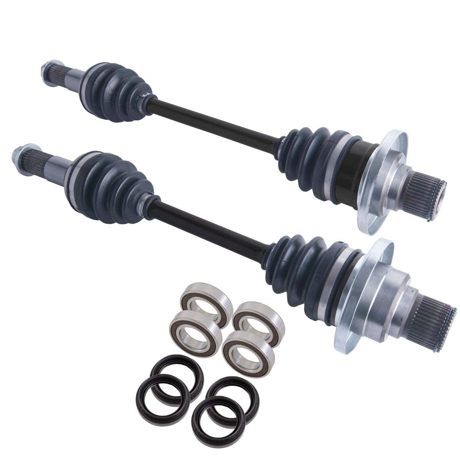 East Lake Axle rear cv axles & wheel bearings set for Yamaha Grizzly 660 2002 ONLY