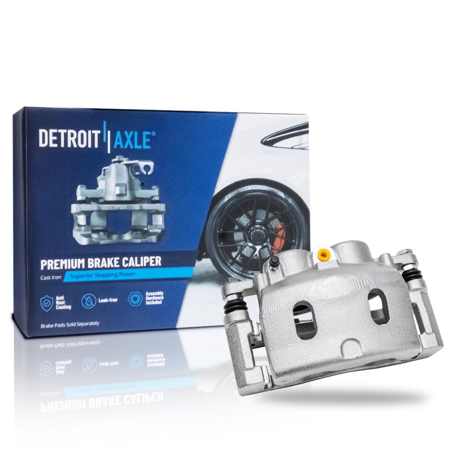 Detroit Axle - Front Brake Caliper for Chevy GMC Avalanche Tahoe Yukon Express Silverado Suburban Sierra Savana Yukon XL 1500, C