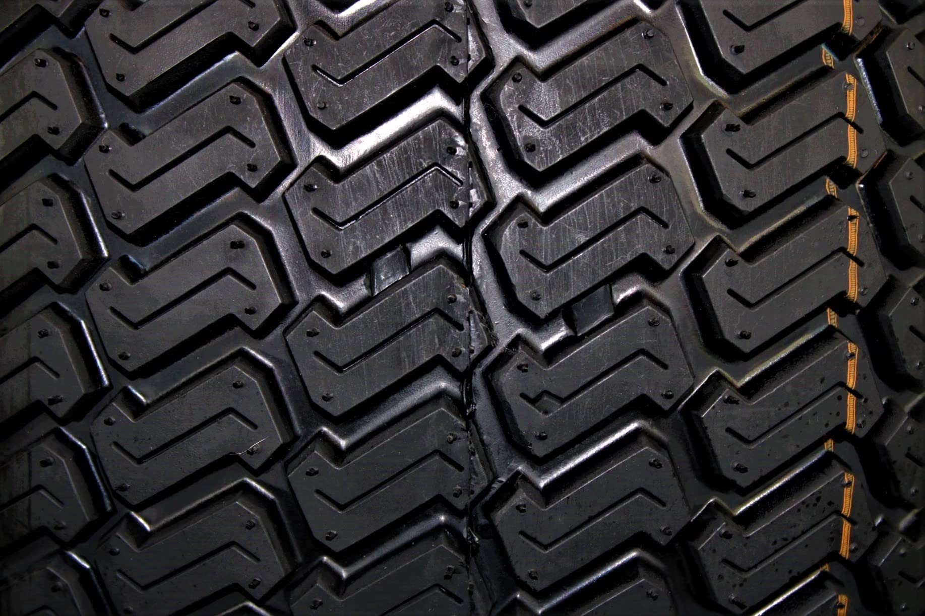 Antego Tire & Wheel 8 Matte Black Steel Golf Cart Wheels And 18X8.50-8 Turf 4 Ply Tires - Set Of 4