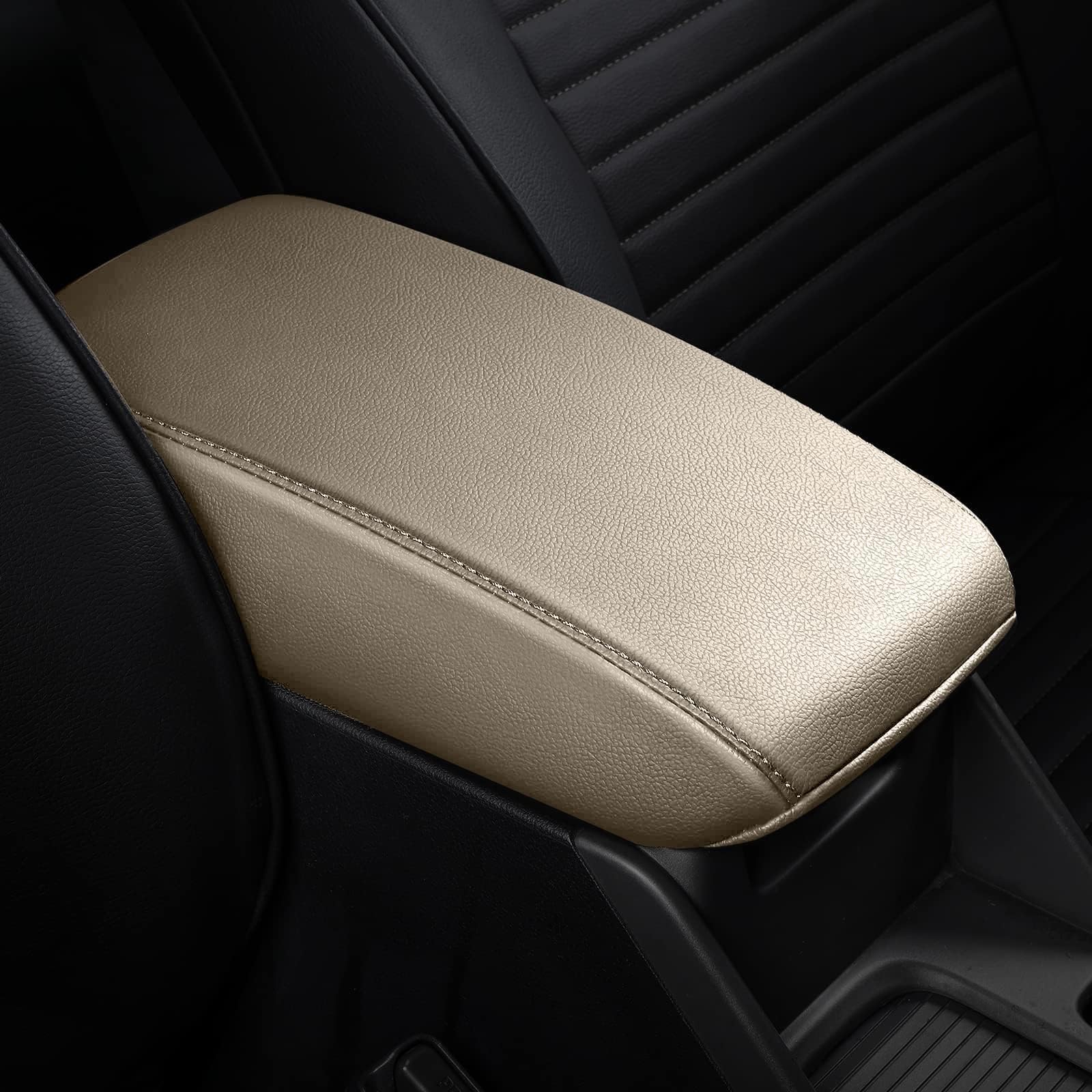Aomsazto Armrest Covers For 2012-2016 Honda Crv Beige