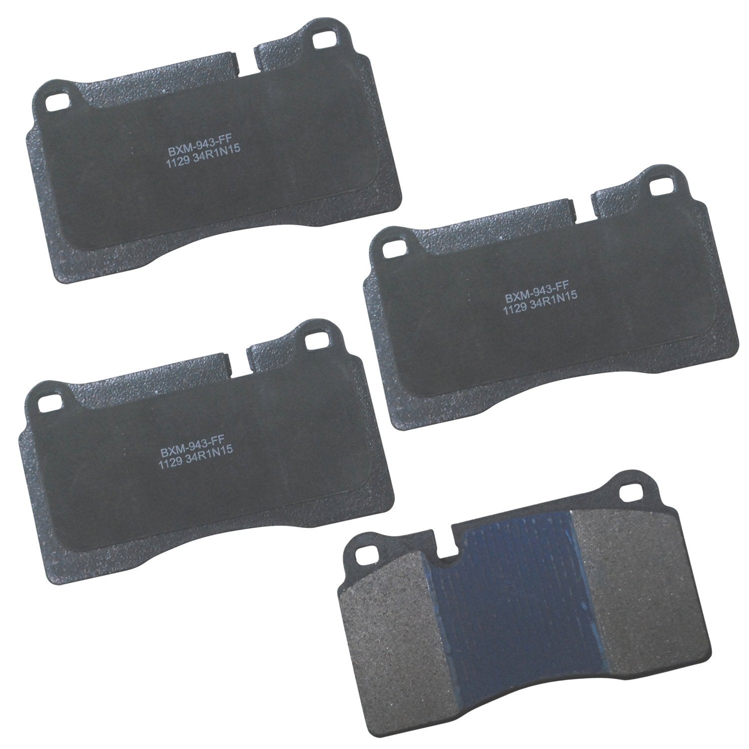Bendix Premium Sbm1129 Semi-Metallic Brake Pads For Chevrolet Camaro 2015-2014, Corvette 2012-2009, Corvette 2019-2015, Ferrari